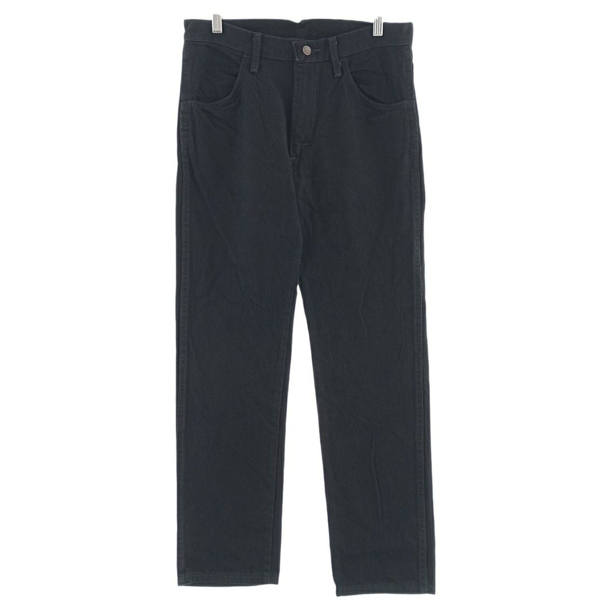 古着 ラスラー RUSTLER ブラックデニム ストレートデニムパンツ メンズ
