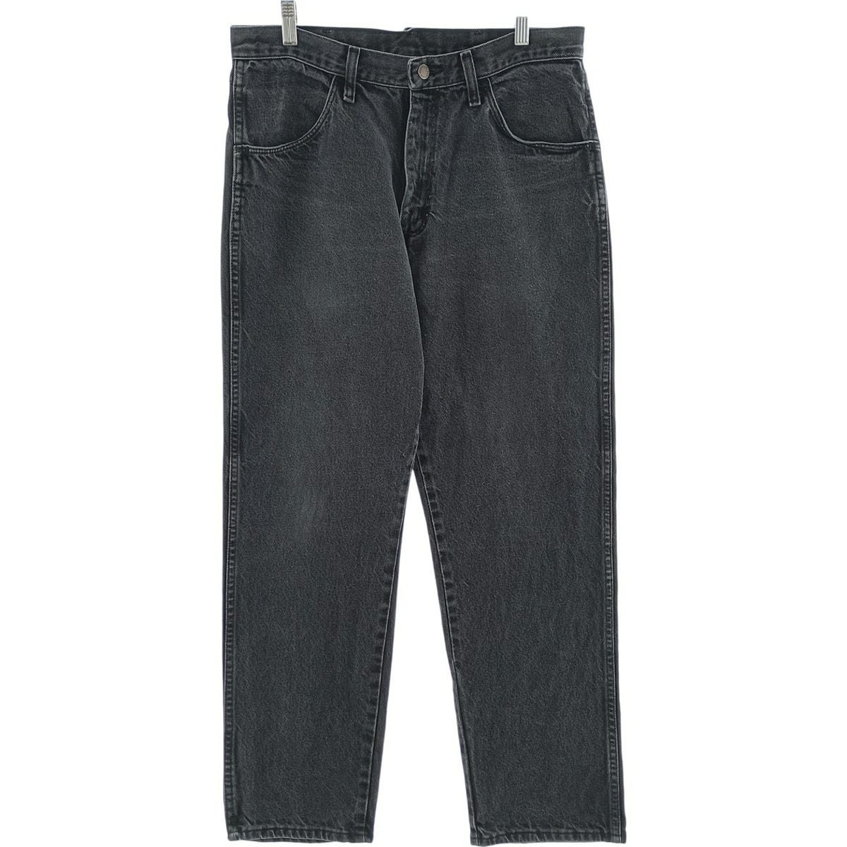 古着 ラスラー RUSTLER ブラックデニム ストレートデニムパンツ メンズ
