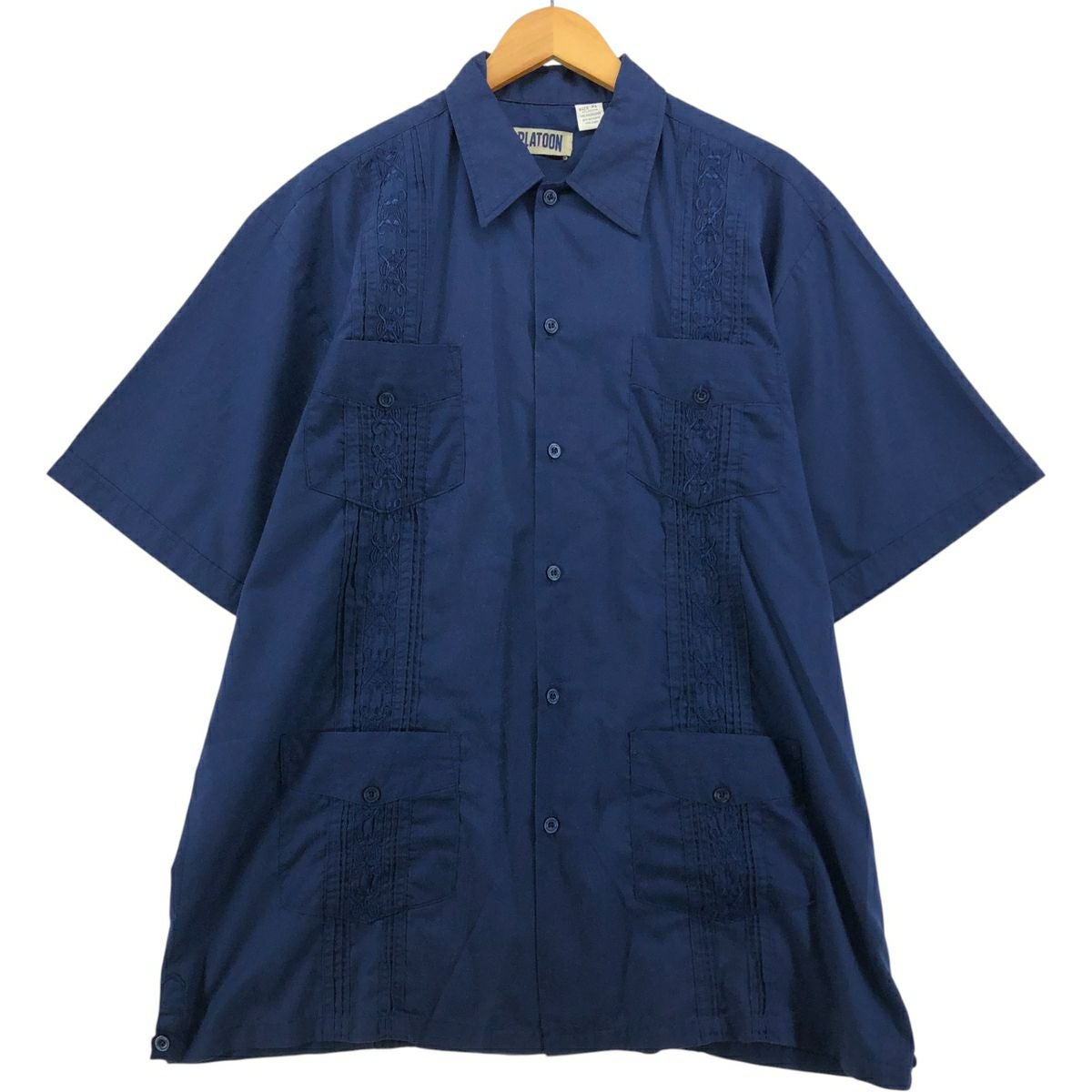 古着 ヒルトン HILTON ボウリングシャツ ボックスシャツ メンズXL相当