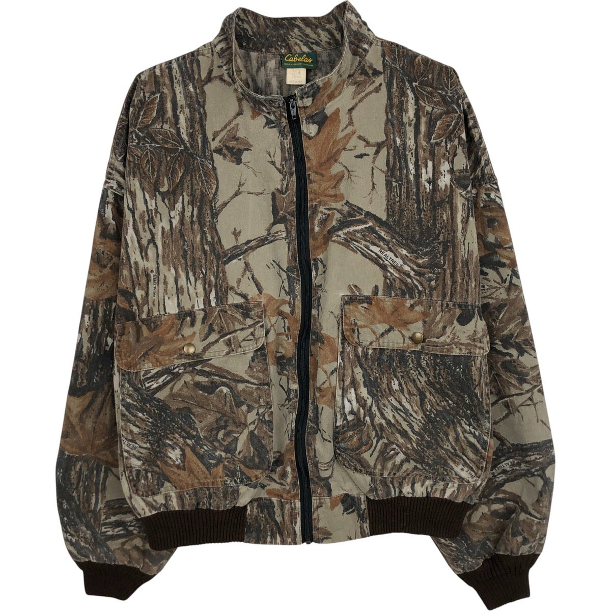 古着 90～00年代 カベラス Cabelas 迷彩柄 リアルツリーカモ フリース