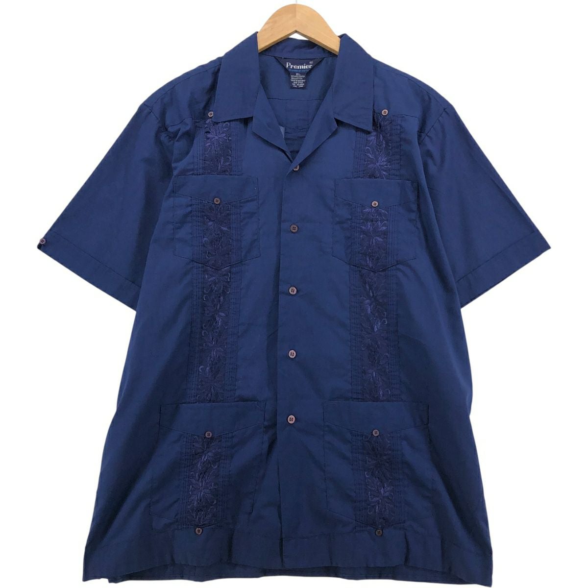 古着 90年代 グァジャベーラ GUAYABERA 半袖 メキシカンシャツ