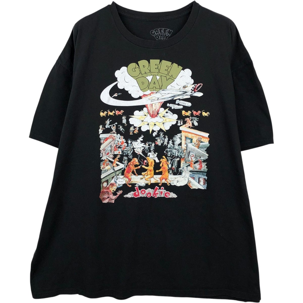 古着 GREEN DAY グリーンデイ バンドTシャツ バンT メンズXXL相当