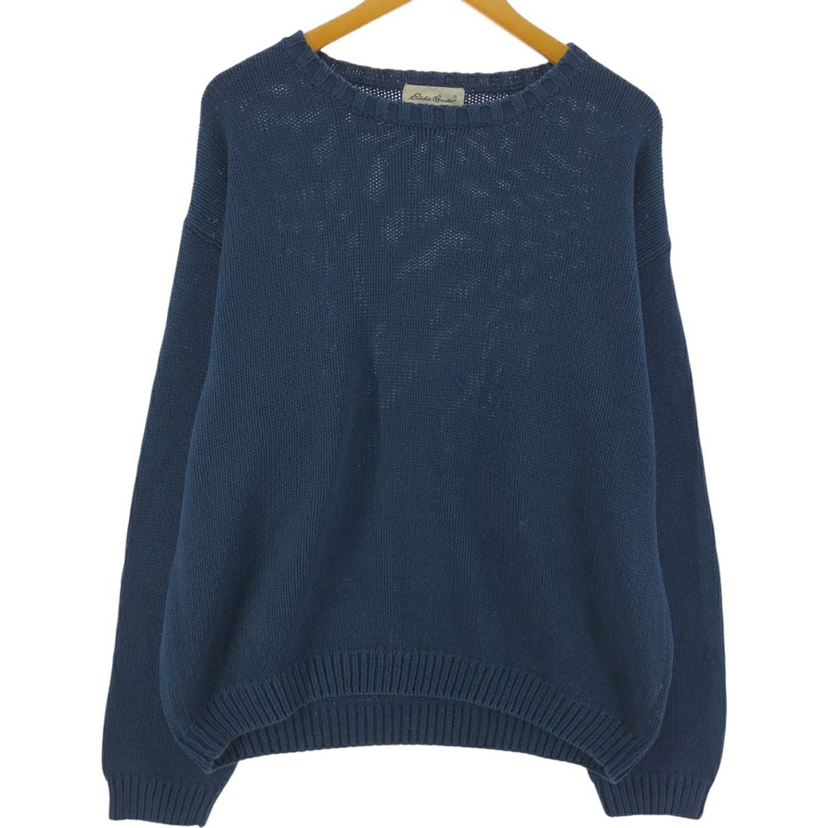 古着 90年代 エディーバウアー Eddie Bauer 総柄 コットンニット