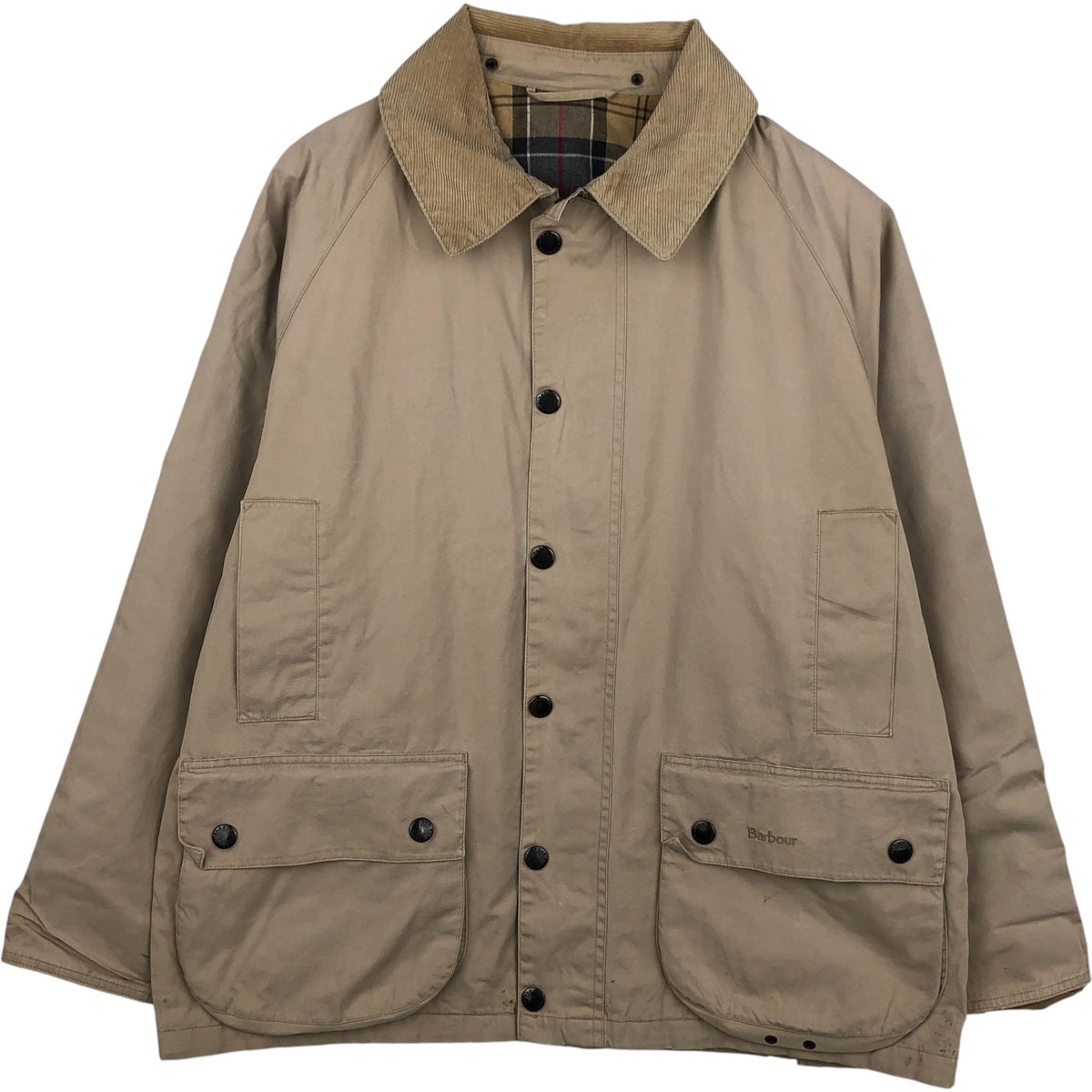 古着 バブアー Barbour 3ワラント ウールニットセーター メンズXL相当