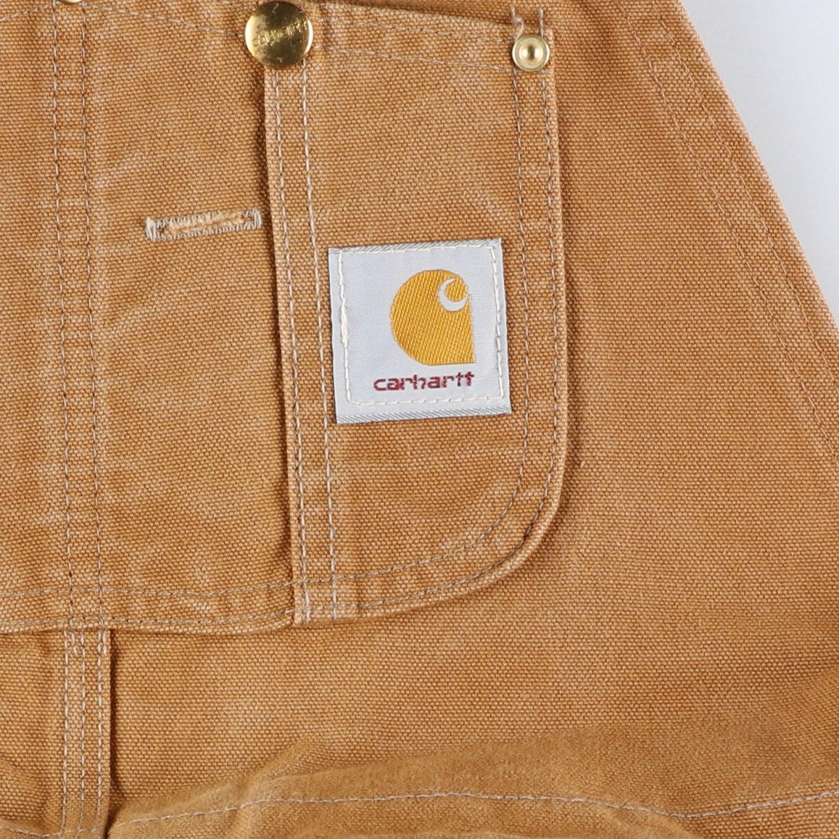 古着 90年代 カーハート Carhartt ダブルニー ダック オーバーオール