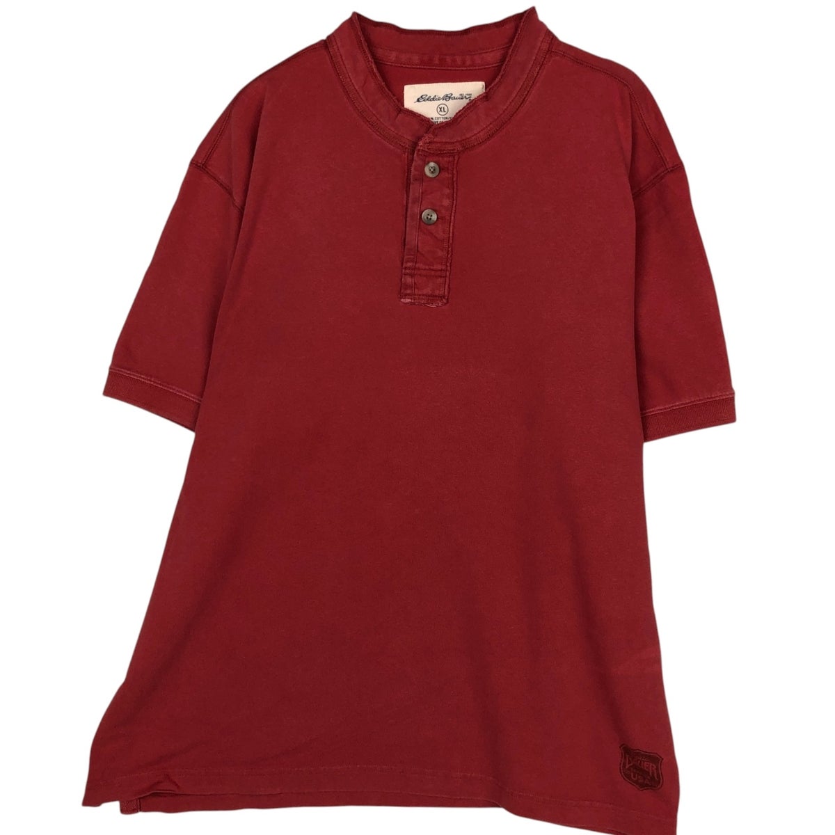 古着 エディーバウアー Eddie Bauer ヘンリーネック サーマルロンT