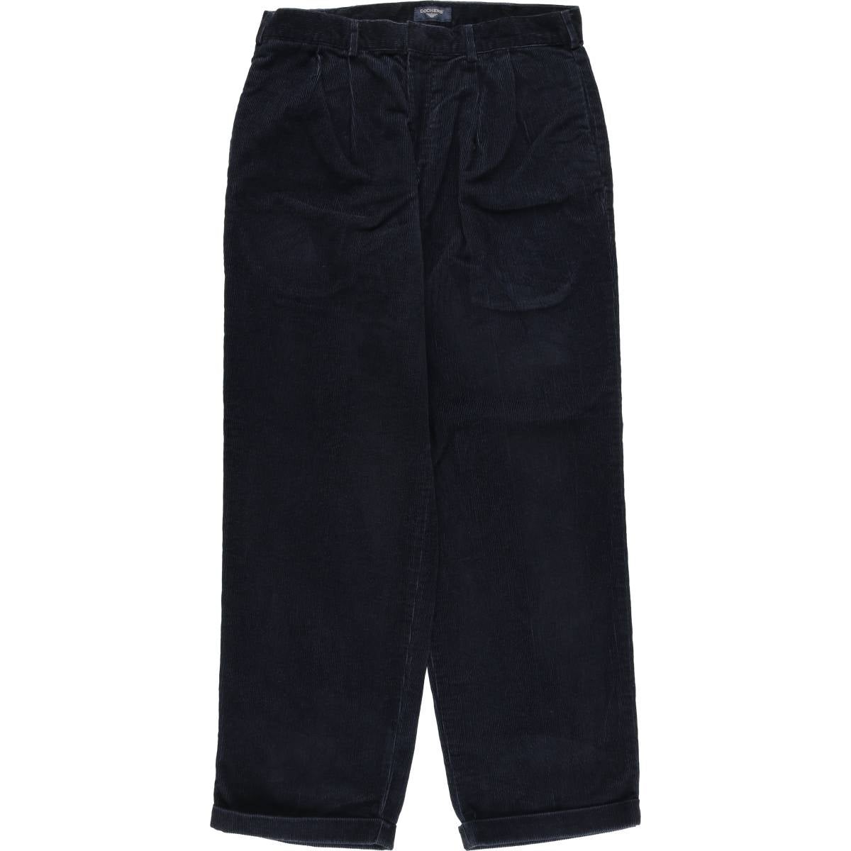 古着 00年代 ドッカーズ DOCKERS RECODE ツータック リネンパンツ