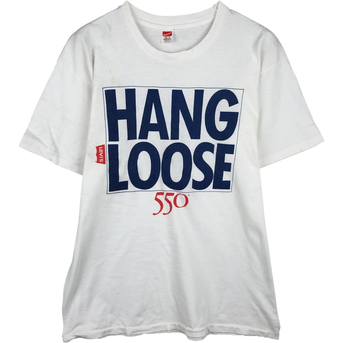 古着 90年代 ヘインズ Hanes 無地ポケットTシャツ USA製 メンズXL相当