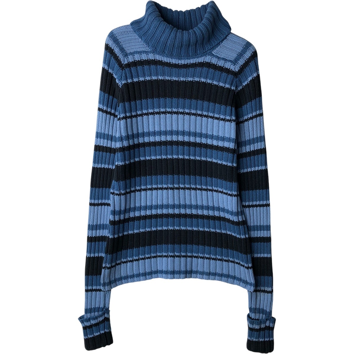 古着 SIGRID OLSEN SPORT 総柄 カラーネップ HAND KNIT ハンドニット