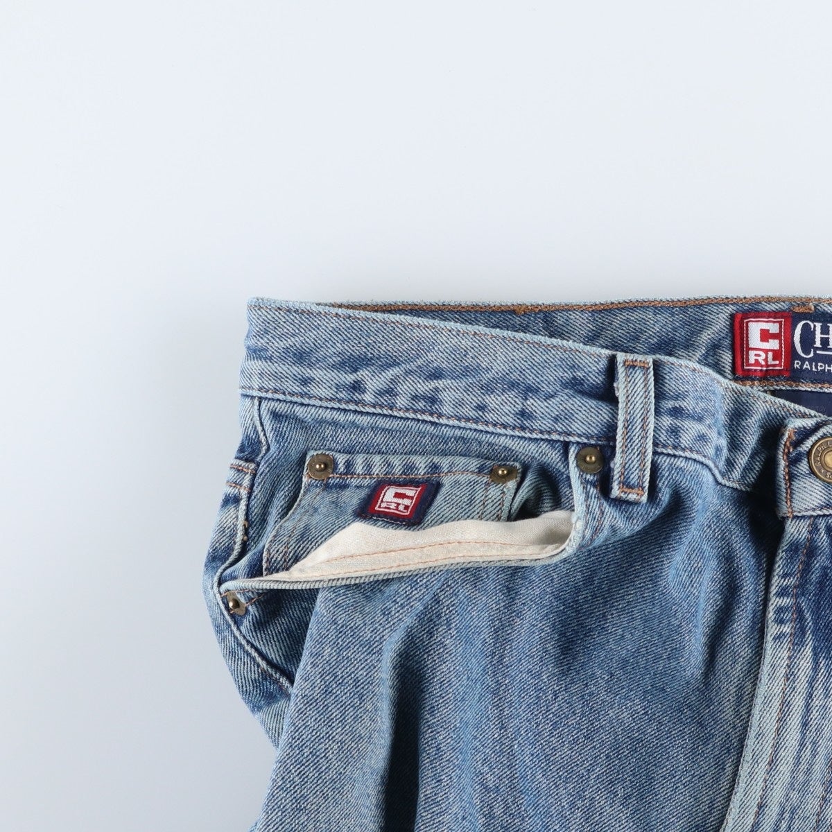 古着 ラルフローレン Ralph Lauren CHAPS チャップス テーパードデニム