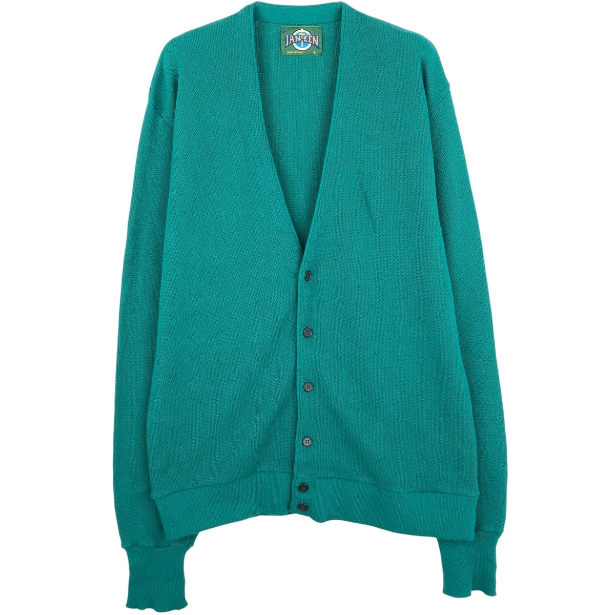 古着 70年代 ジャンセン Jantzen アクリルニットカーディガン モヘア混