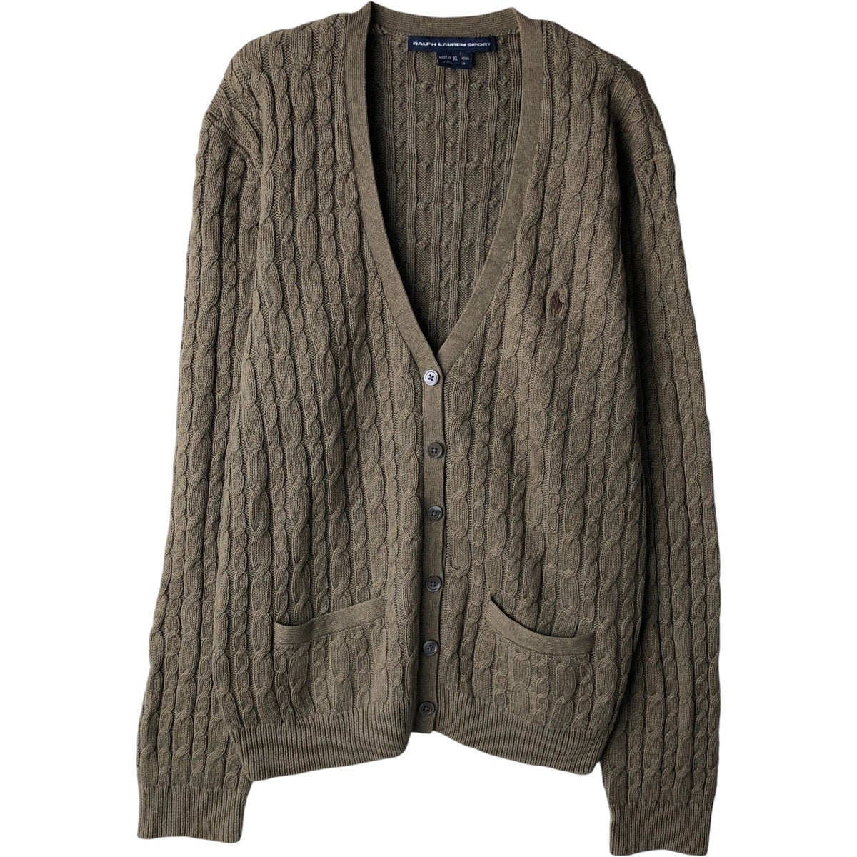 古着 ラルフローレン Ralph Lauren RALPH LAUREN GOLF Vネック コットンニットセーター レディースL相当/eaa400869 古着 ラルフローレン Ralph Lauren RALPH LAUREN GOLF Vネック