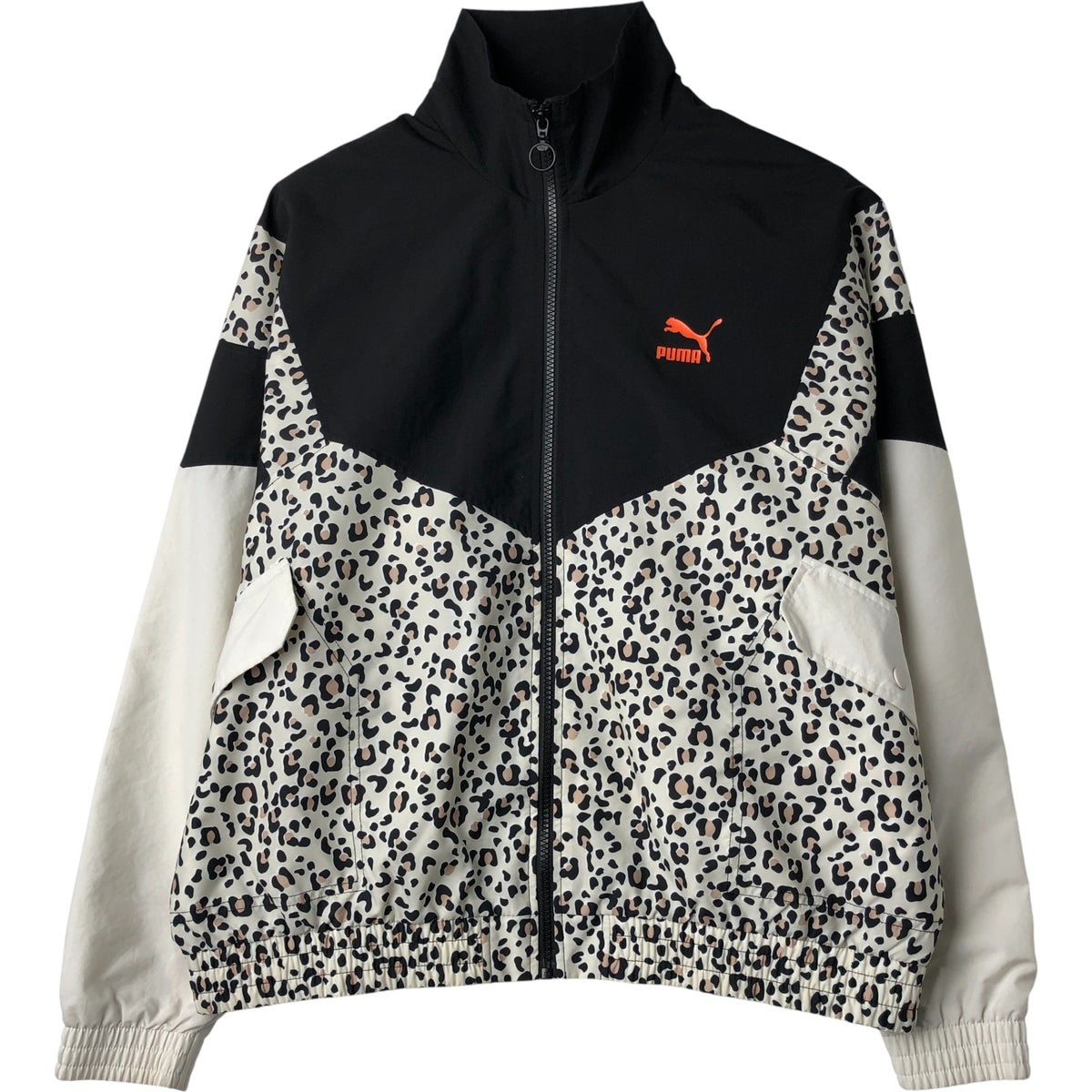 古着 know.one.cares レオパード柄 ヒョウ柄 フリースジャケット