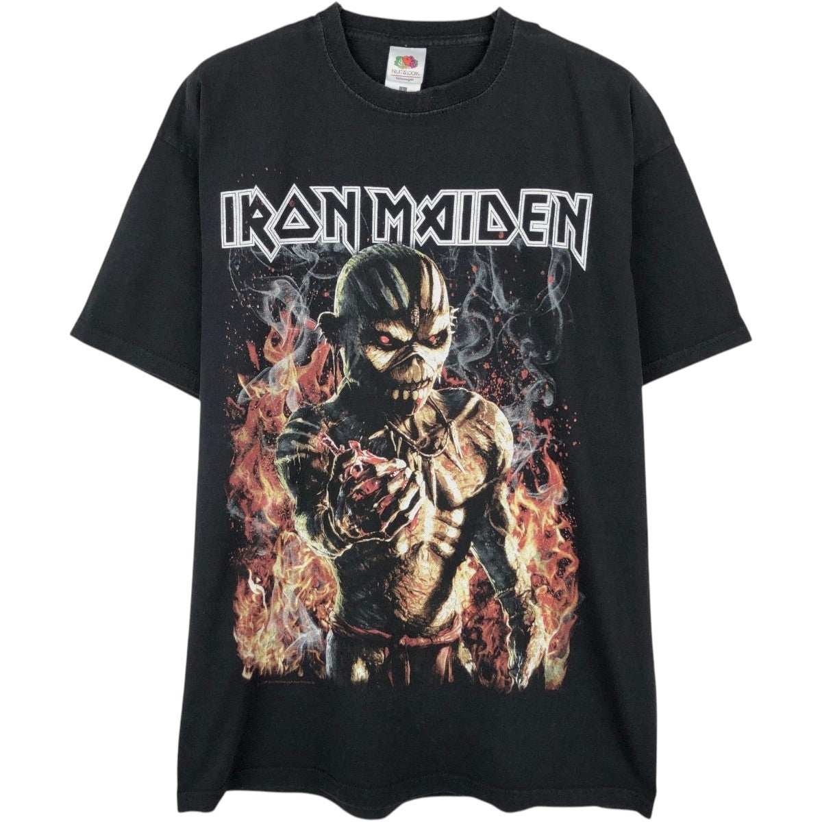 新品未使用　アイアンメイデン　バンドTシャツ　バンT 古着 フルーツオブザルーム FRUIT OF THE LOOM IRON MAIDEN アイアン