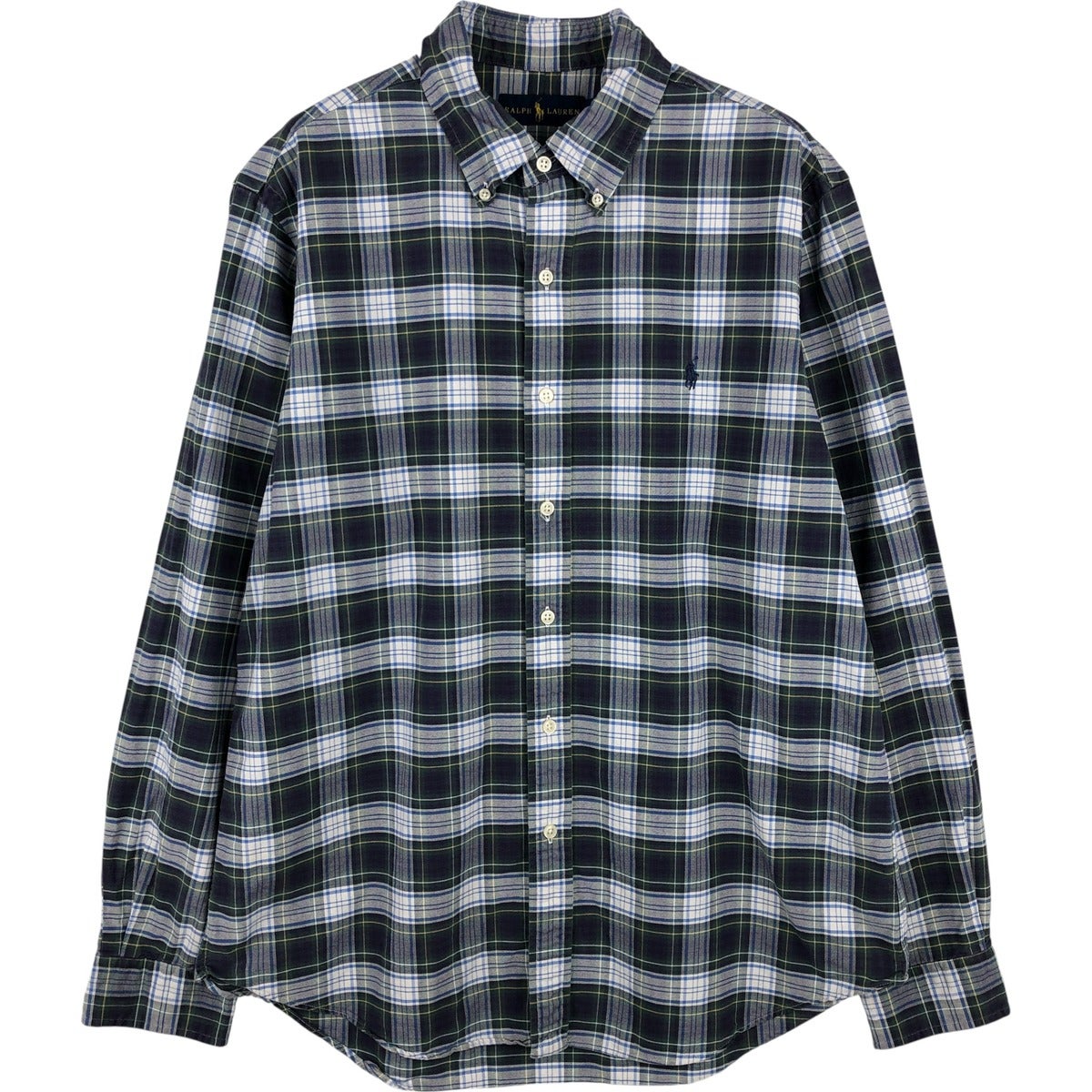 古着 ラルフローレン Ralph Lauren CREEK 長袖 ボタンダウンチェック