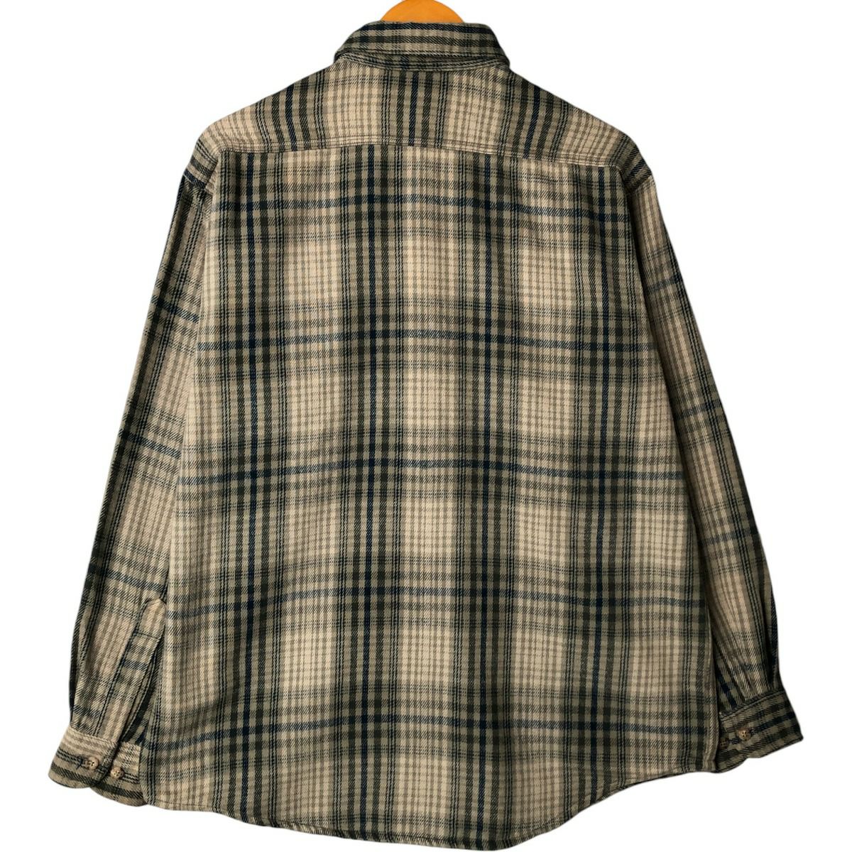 古着 90年代 カーハート Carhartt オンブレチェック 長袖 フランネル