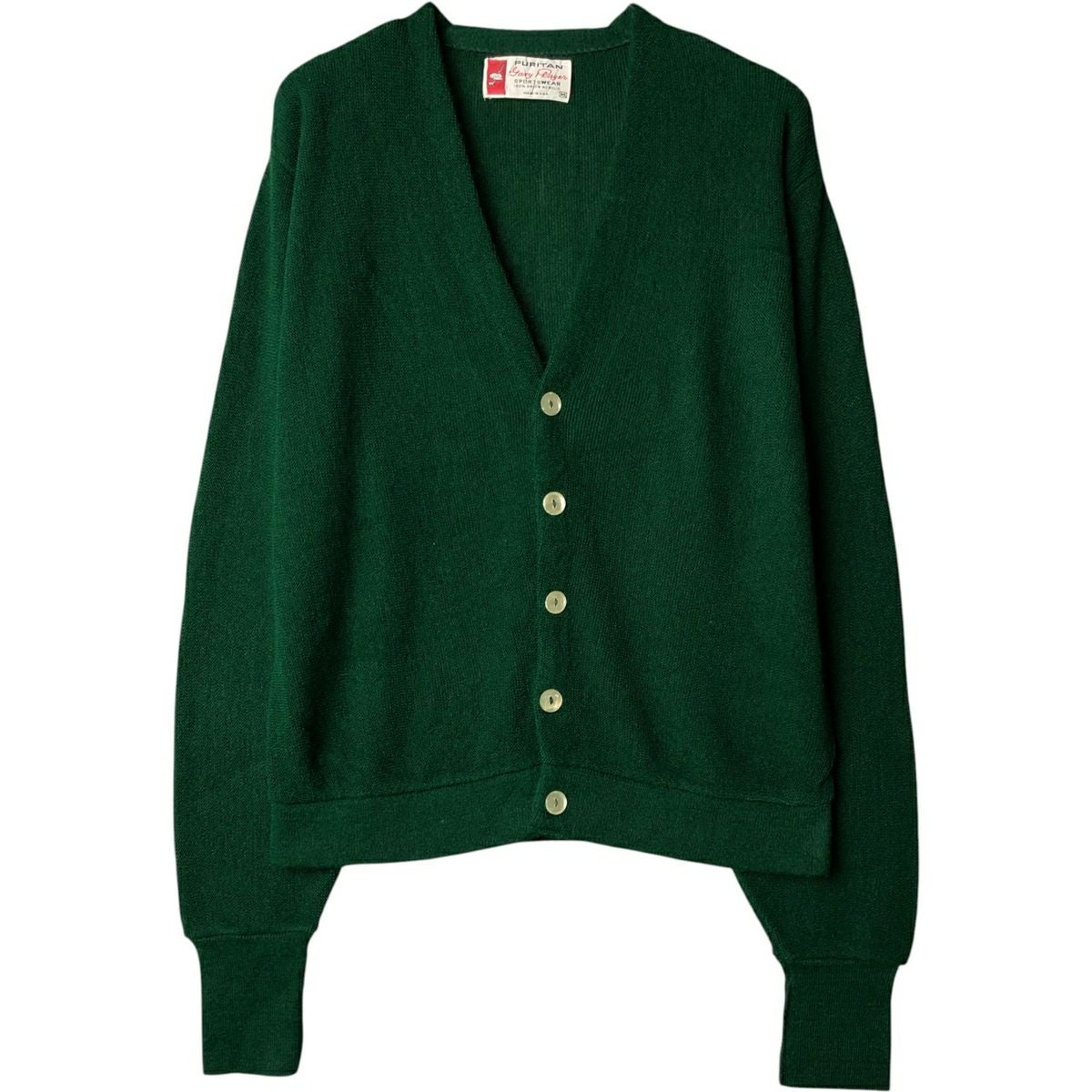 古着 60年代 ピューリタン PURITAN アクリルニットカーディガン USA製