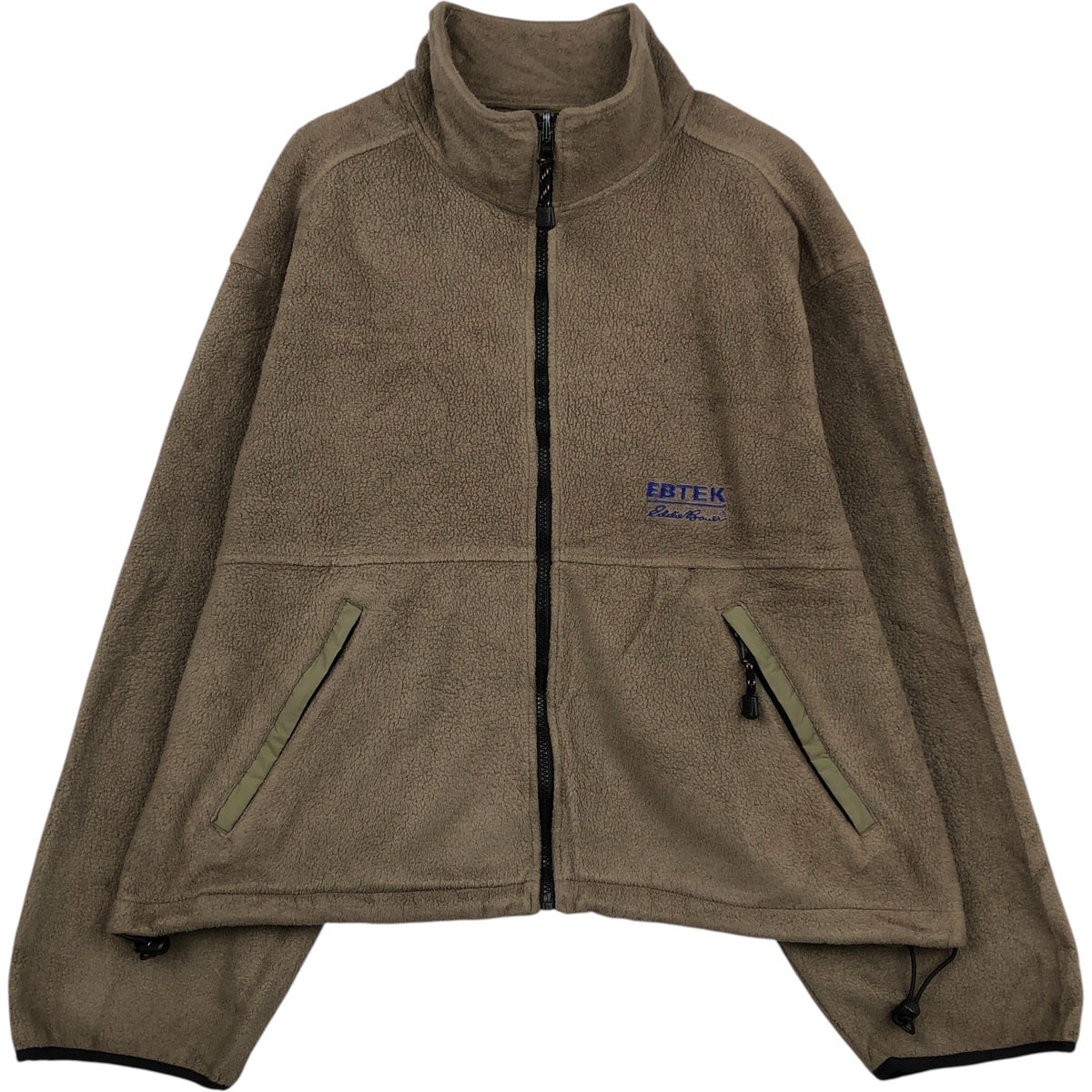 古着 80～90年代 エディーバウアー Eddie Bauer 黒タグ ハーフジップ