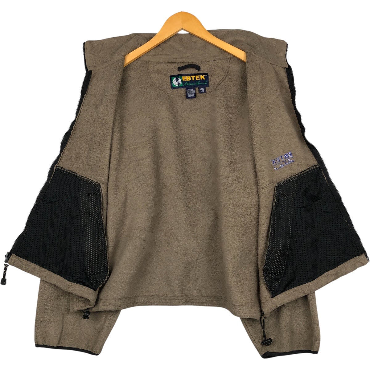 古着 90年代 エディーバウアー Eddie Bauer EBTEK フリースジャケット USA製 メンズL相当 ヴィンテージ/eaa616927 古着 90年代 エディーバウアー Eddie Bauer EBTEK フリースジャケット