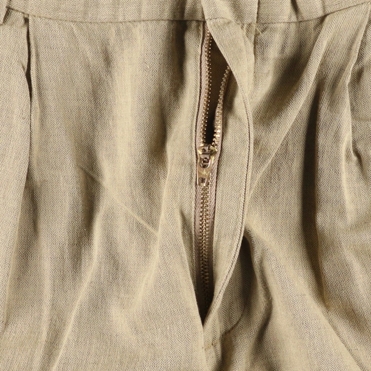 古着 ドッカーズ DOCKERS PREMIUM ツータック リネンパンツ スラックス