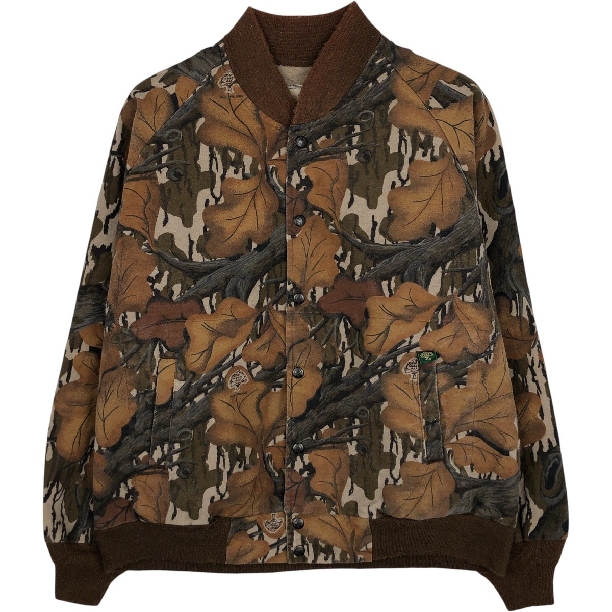古着 ジャージーズ Jerzees 迷彩柄 リアルツリーカモ コットンブルゾン