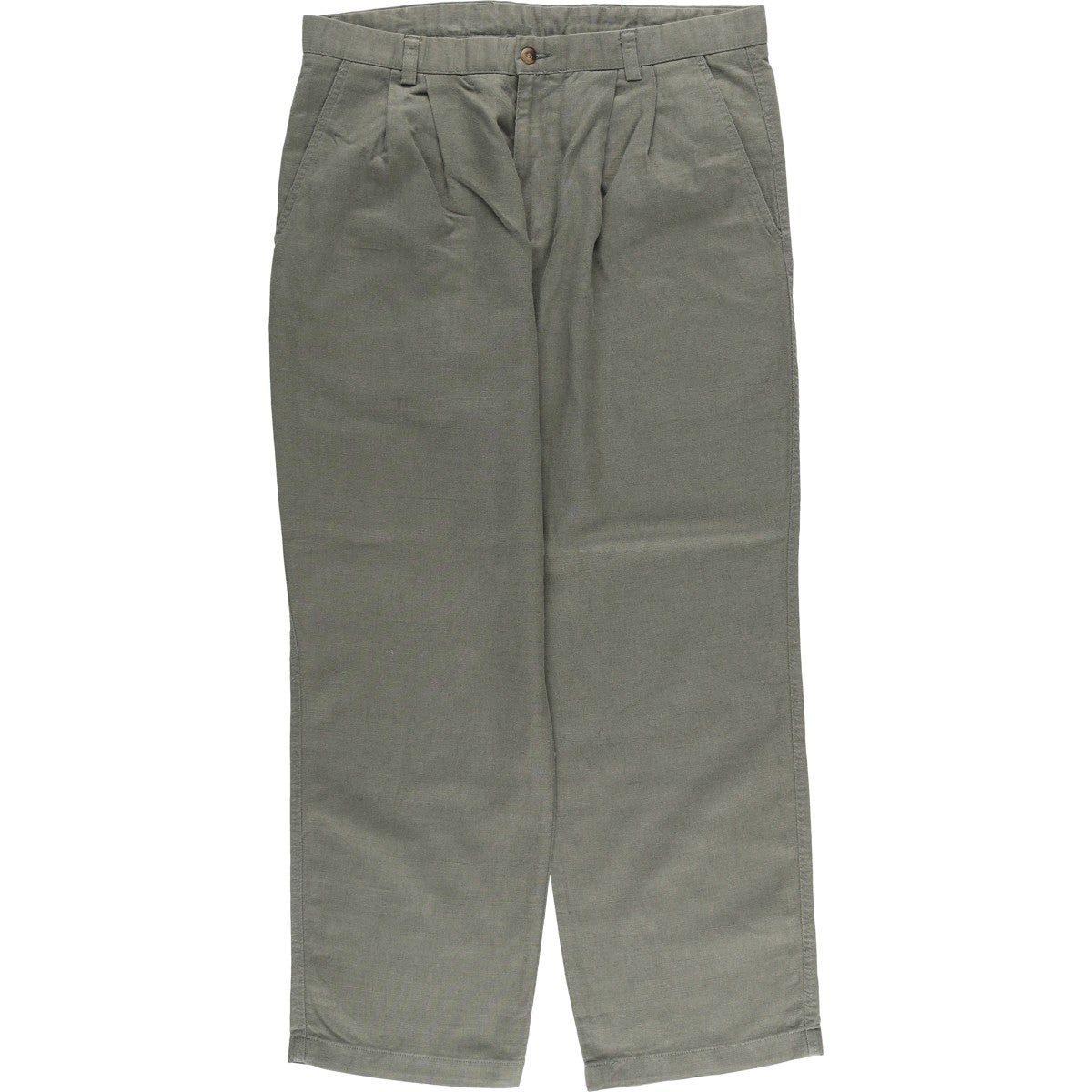 古着 ドッカーズ DOCKERS PREMIUM ツータック リネンパンツ スラックス