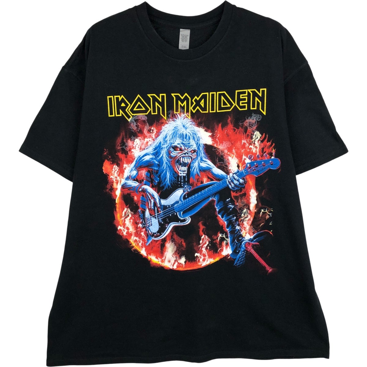 古着 グローバル global IRON MAIDEN アイアンメイデン バンドTシャツ