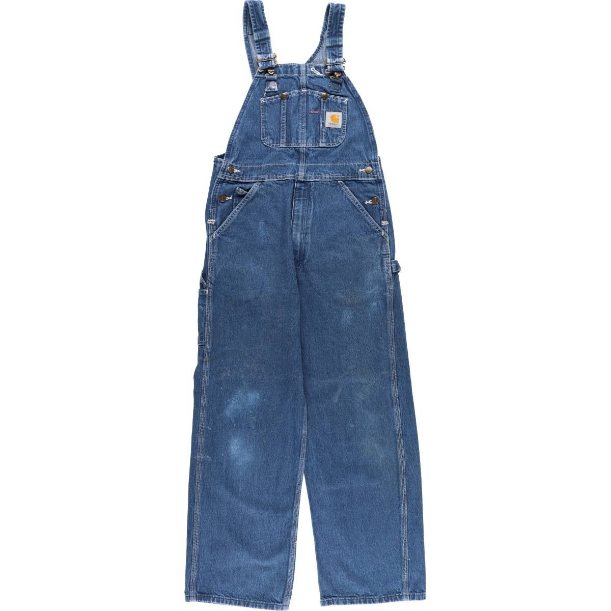 Carhartt オーバーオール●アメリカ古着（商品番号5630） 古着 ビッグサイズ カーハート Carhartt デニムオーバーオール メンズ