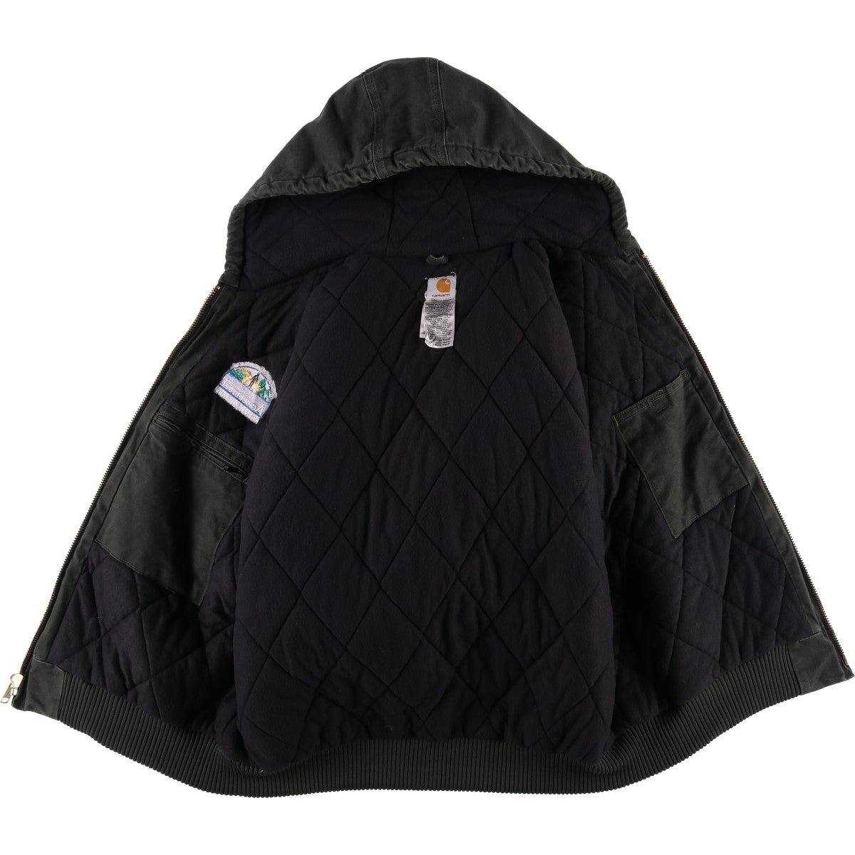 古着 00年代 カーハート Carhartt アクティブジャケット ダックフルジップパーカー メンズXL相当/eaa617185 古着 00年代 カーハート Carhartt アクティブジャケット ダック