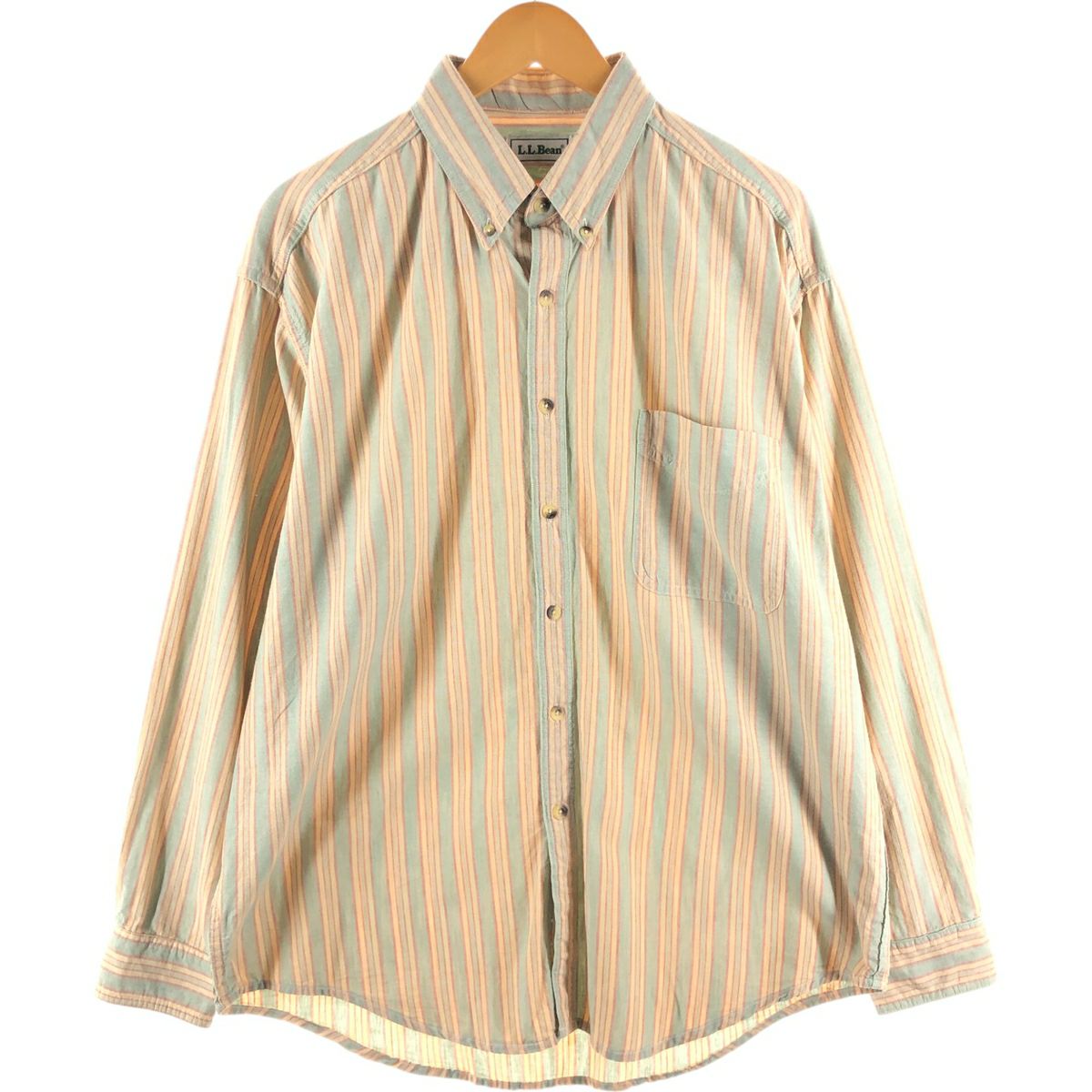 古着 70～80年代 エルエルビーン L.L.Bean マルチストライプ 長袖
