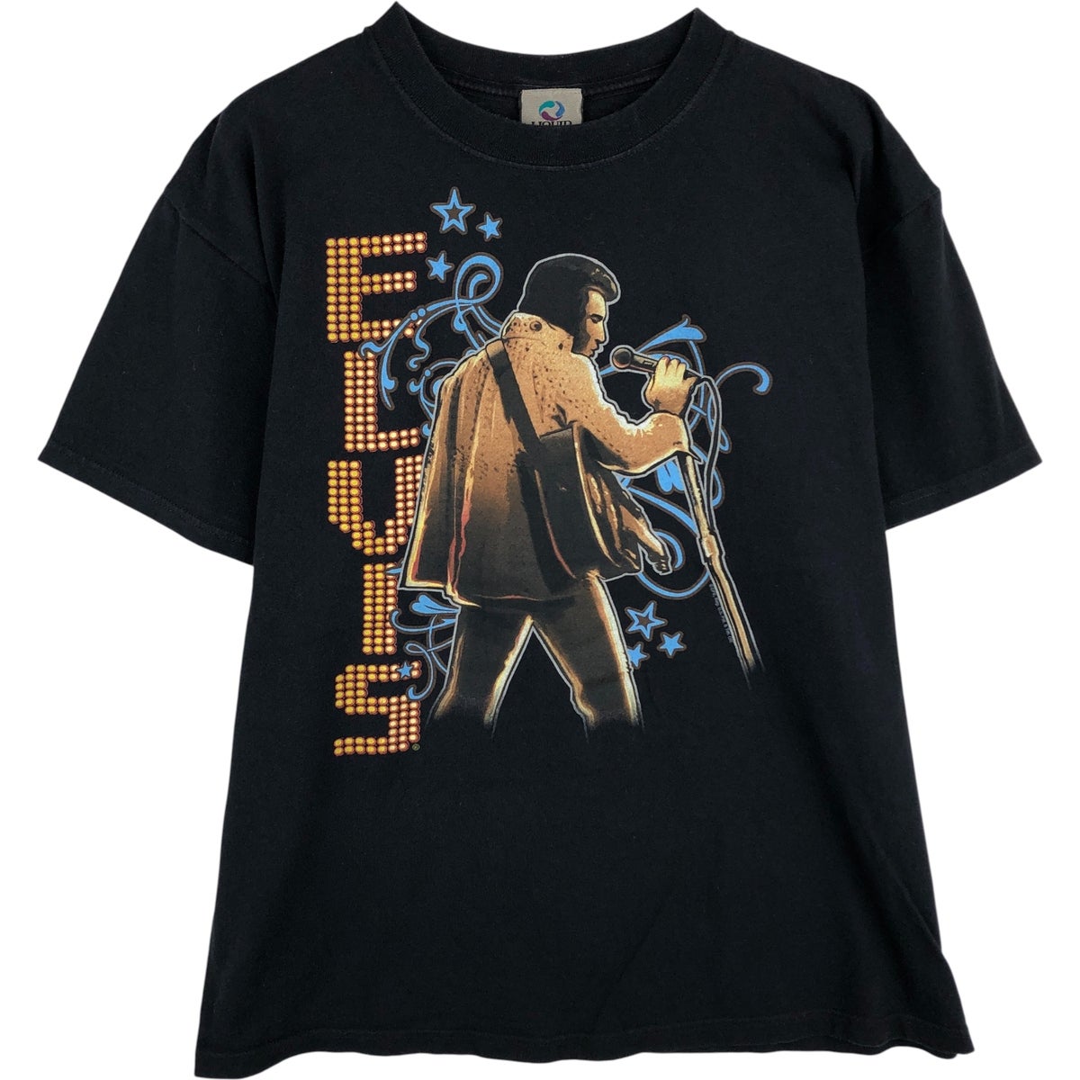 古着 リキッドブルー LIQUID BLUE AC/DC エーシーディーシー ラグラン
