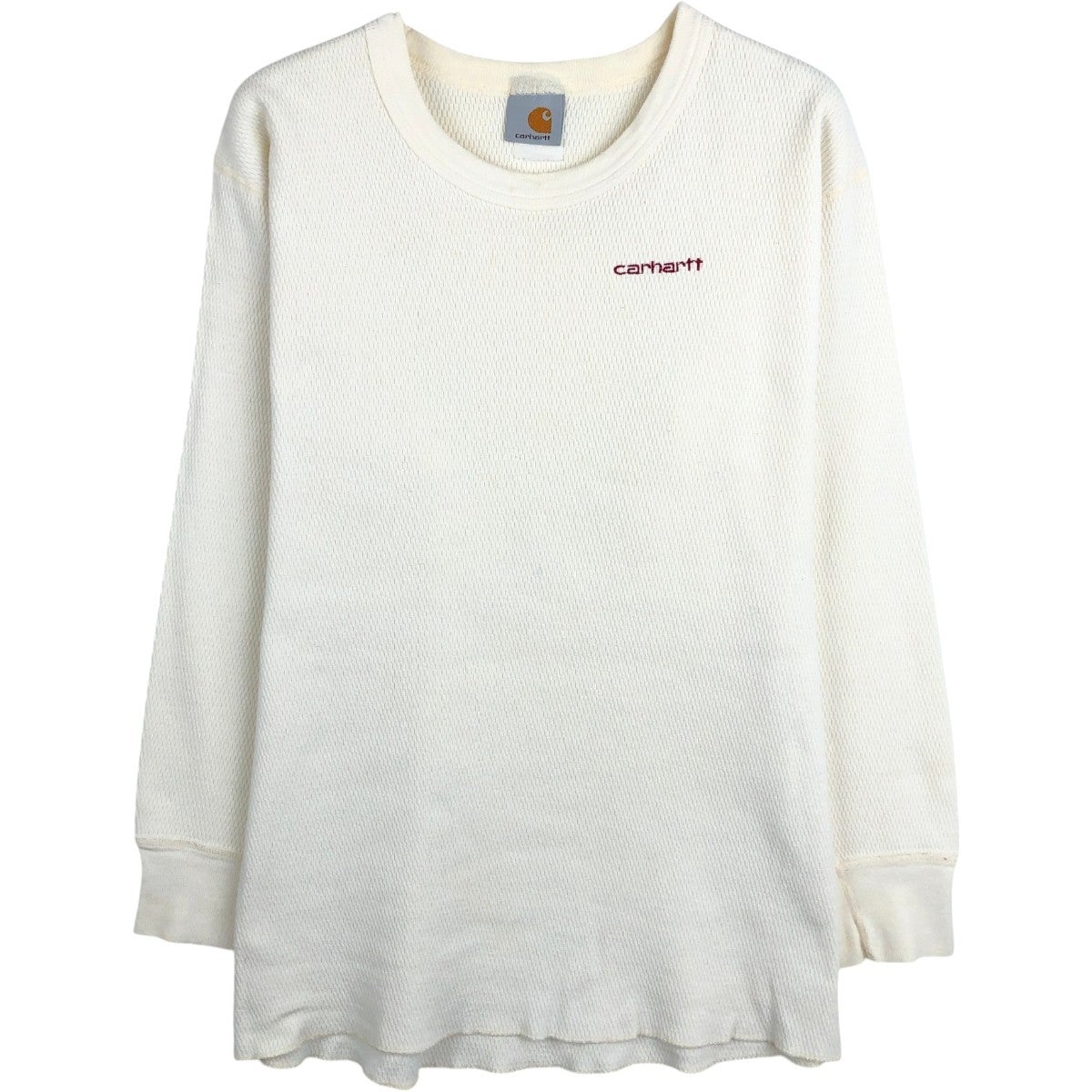 古着 カーハート Carhartt サーマルロンT ハニカム メンズS相当