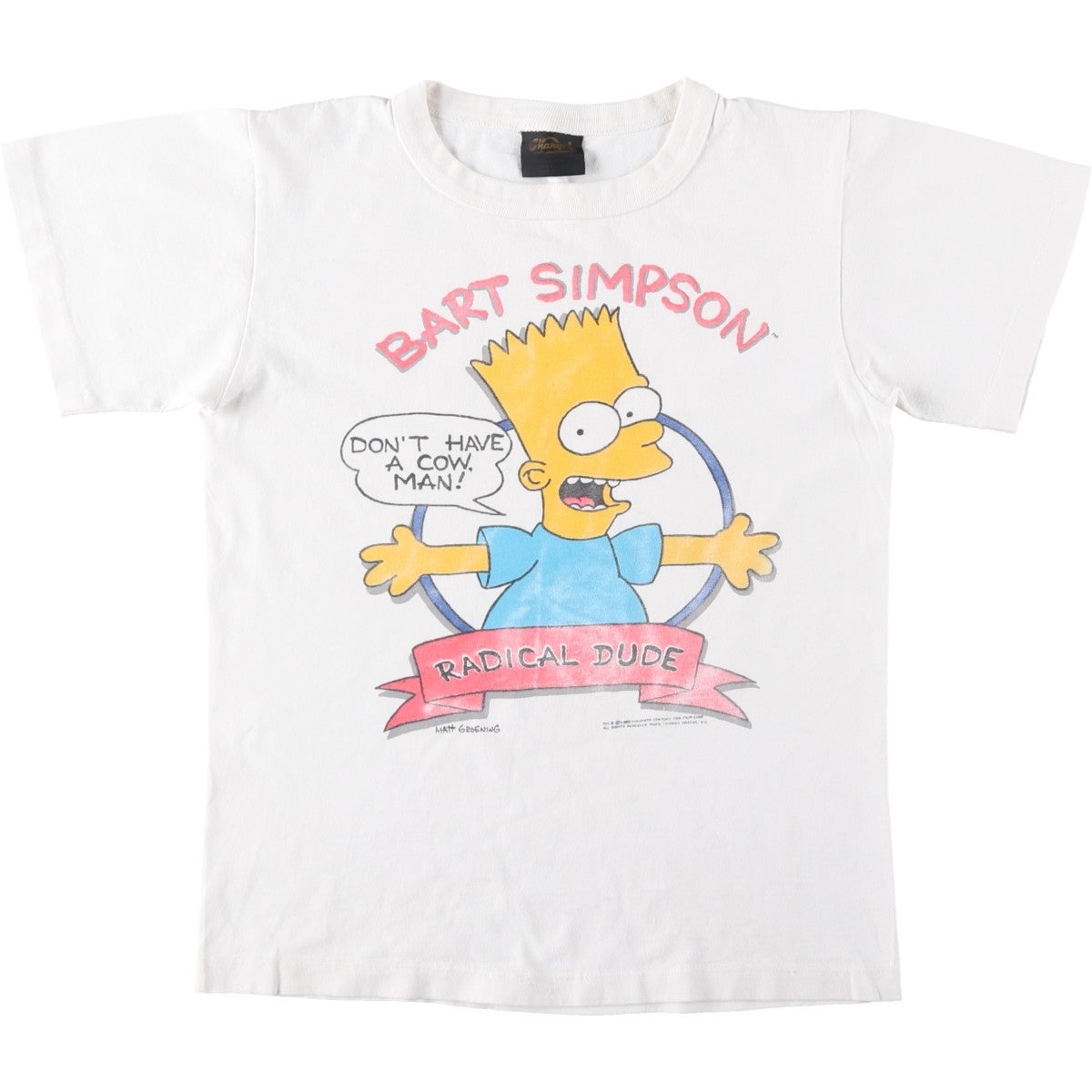 古着 デルタ DELTA THE SIMPSONS シンプソンズ キャラクタープリントT
