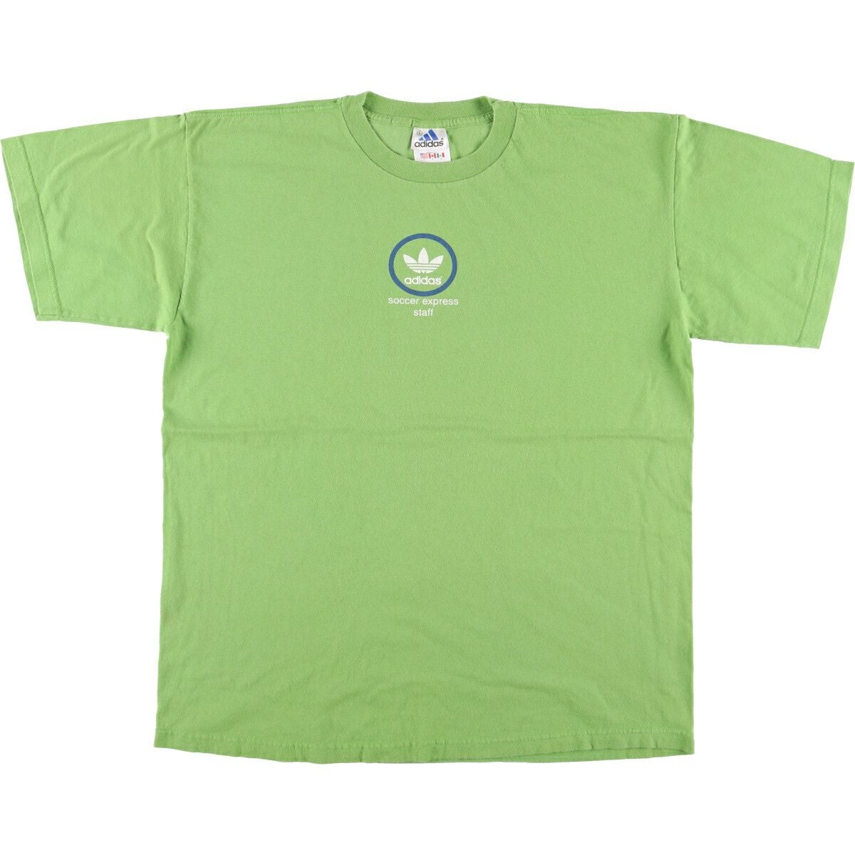 古着 90年代 アディダス adidas トレフォイルロゴ ロゴプリントTシャツ