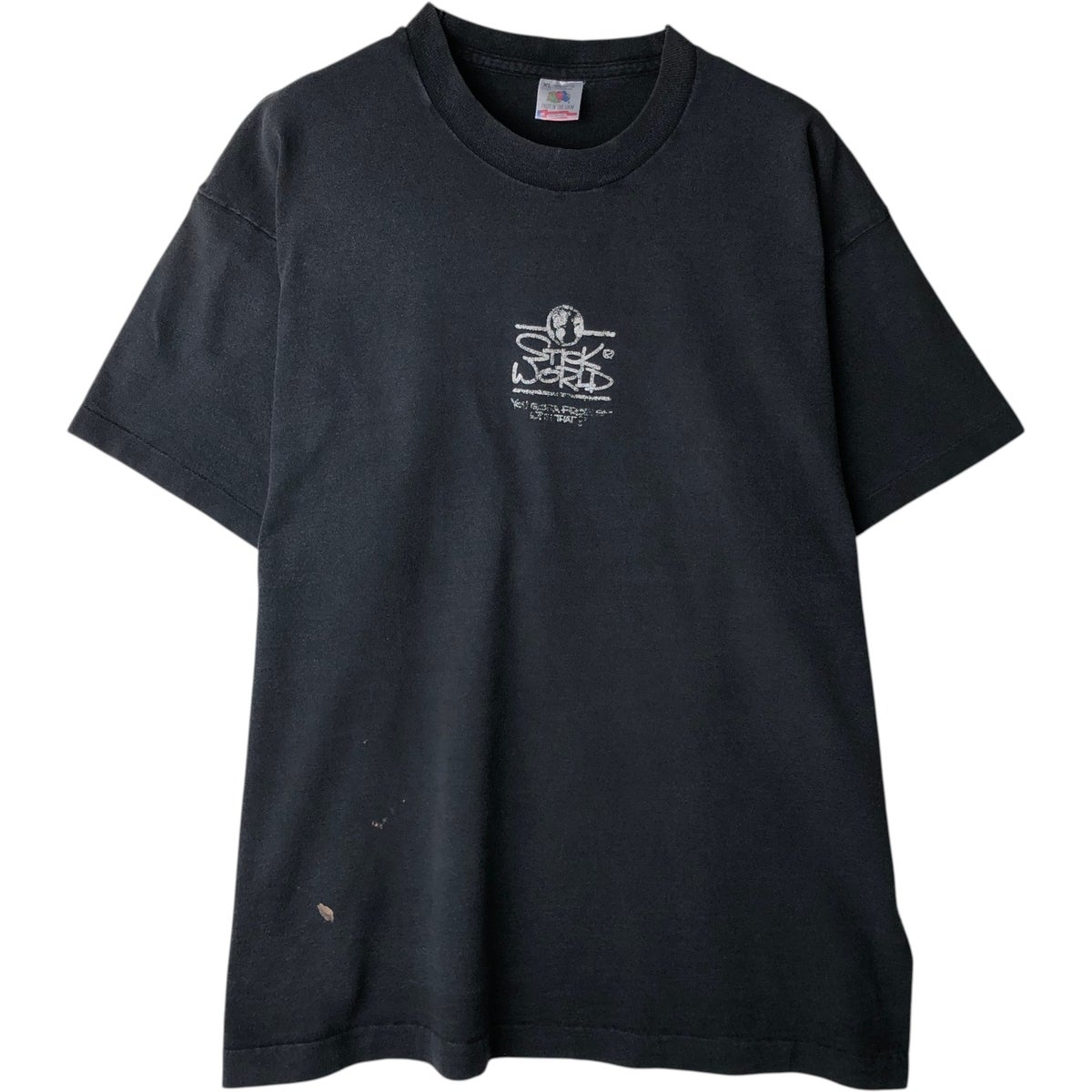 古着 90年代 フルーツオブザルーム FRUIT OF THE LOOM メッセージ