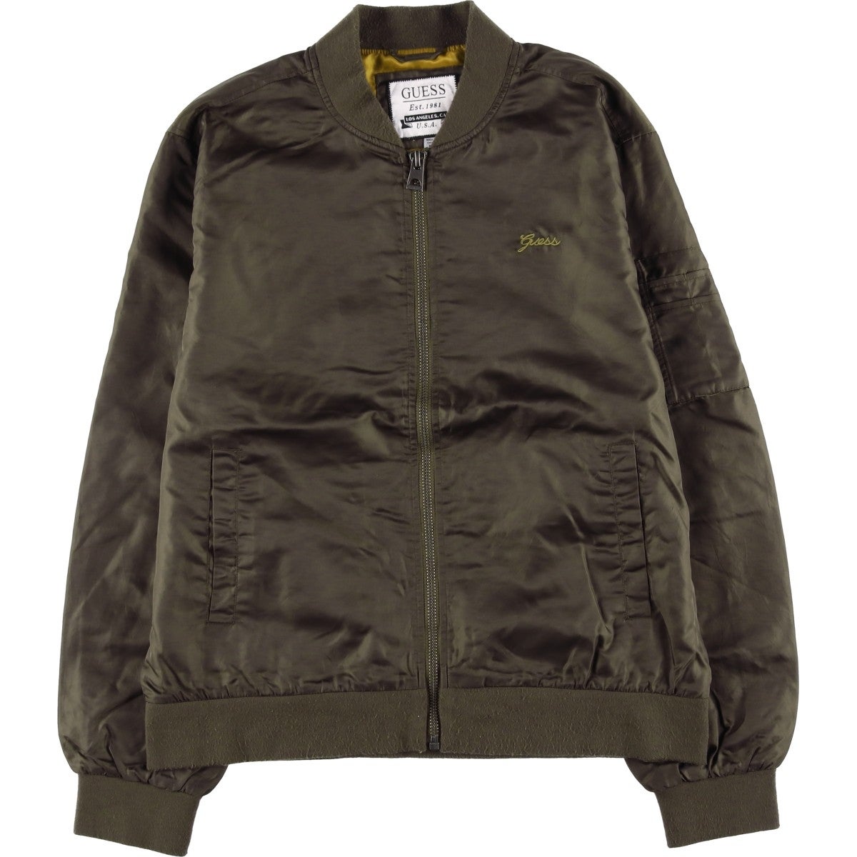 古着 90年代 MA-1 ミリタリー フライトジャケット USA製 メンズXL相当