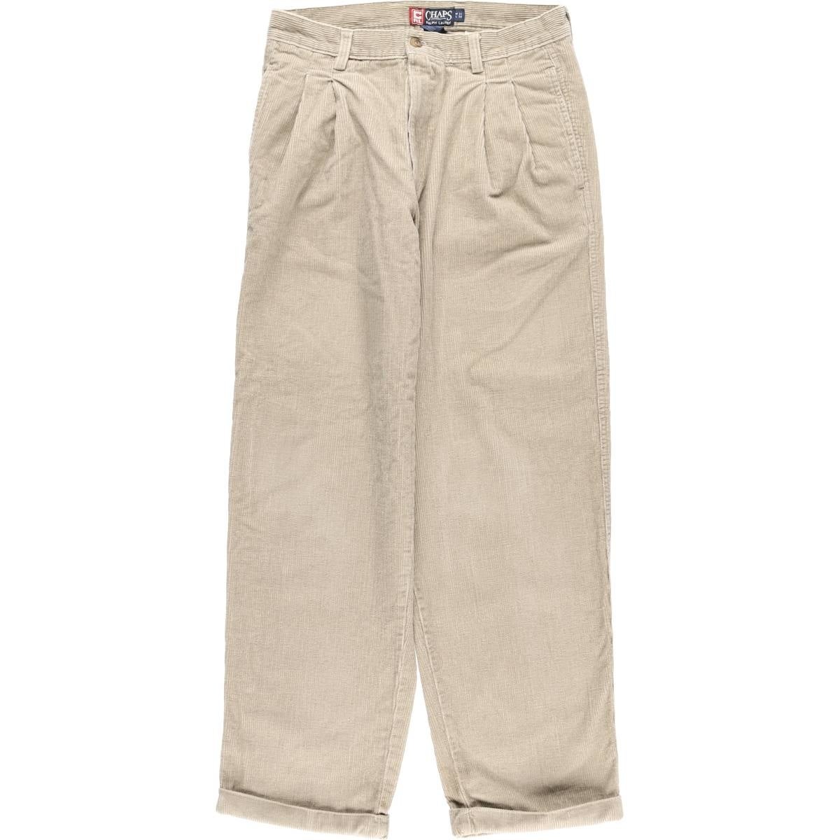 古着 ラルフローレン Ralph Lauren CHAPS チャップス ツータック