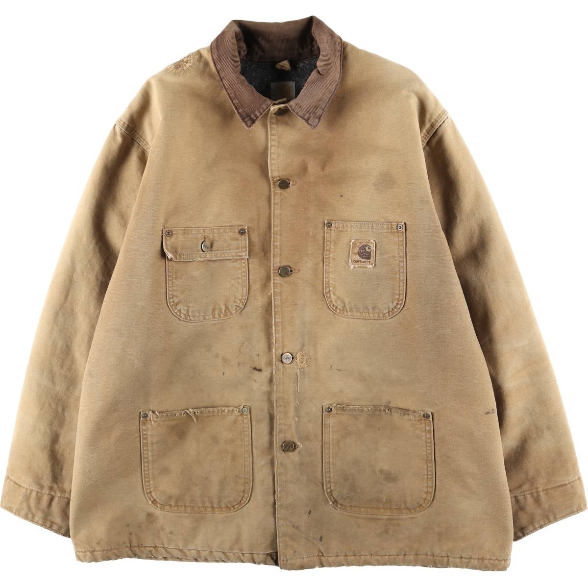 古着 カーハート Carhartt クラシックベスト 中綿入り ダックベスト