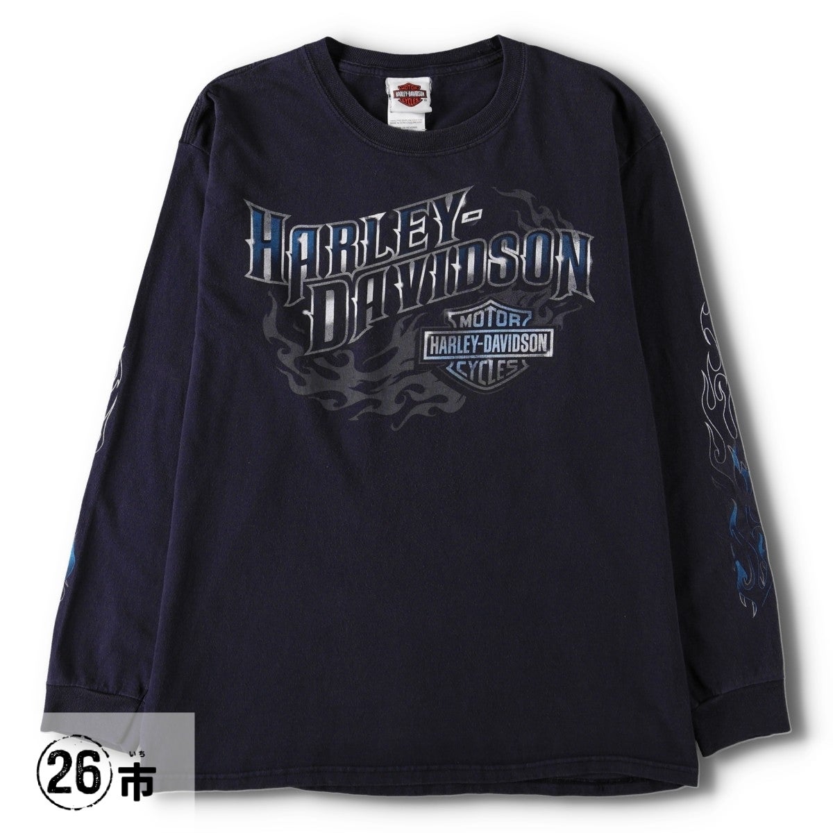 古着 ハーレーダビッドソン Harley-Davidson ファイヤーパターン