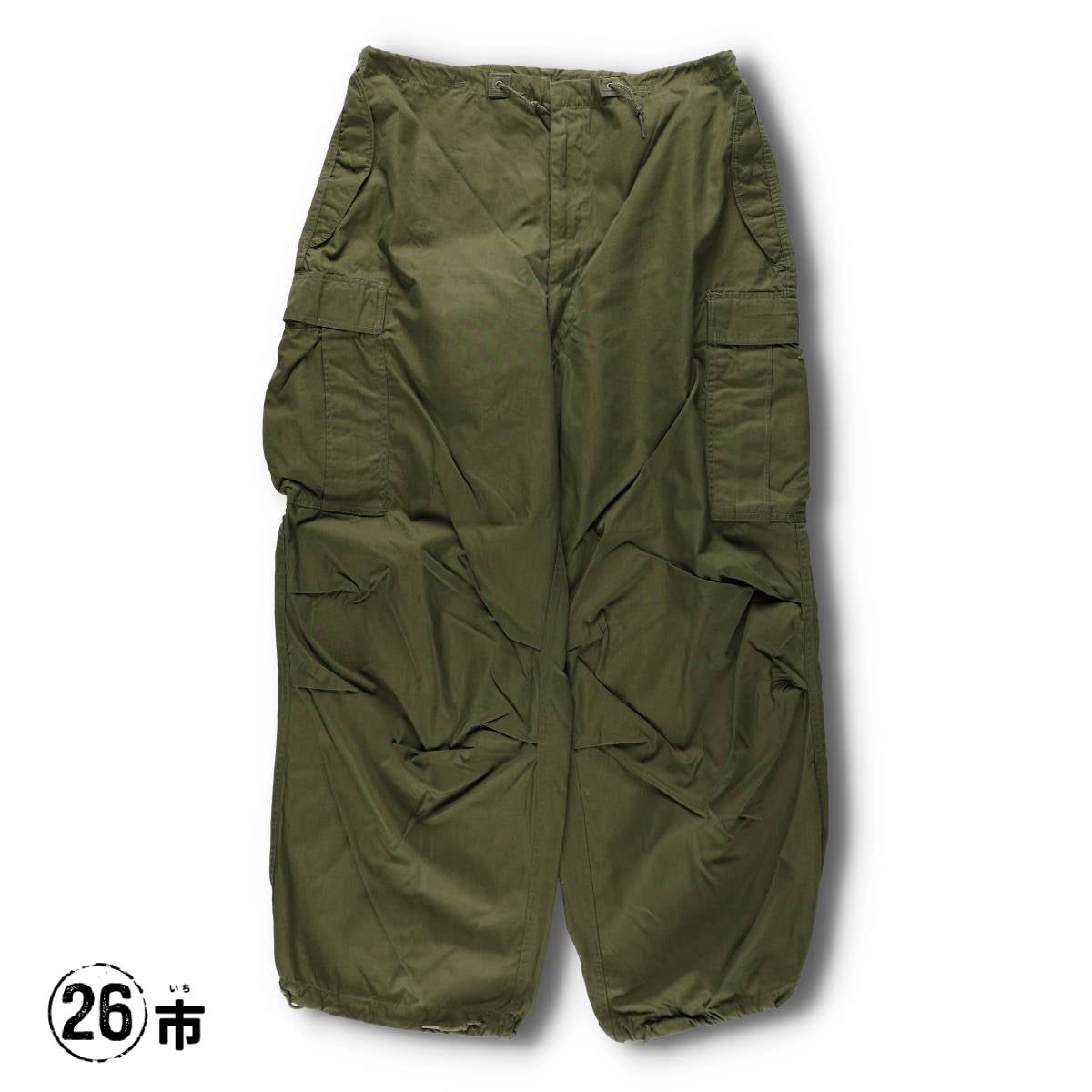古着 60年代 米軍実品 ミリタリー ベイカーパンツ USA製 32×33 メンズ