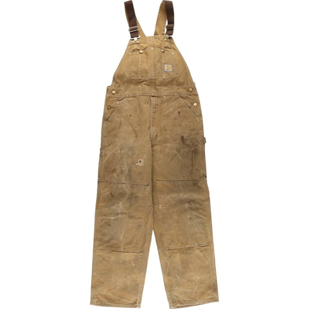 古着 カーハート Carhartt ダブルニー ダック オーバーオール メンズ