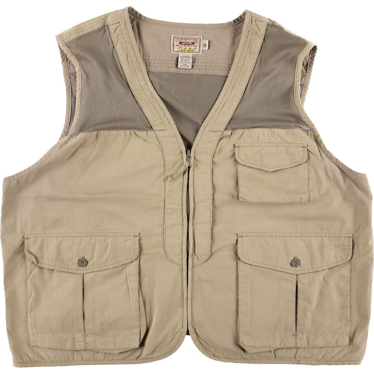 古着 カベラス Cabelas 中綿入り ダックベスト レディースM相当/eaa597310 古着 カベラス Cabelas 中綿入り ダックベスト レディースM相当