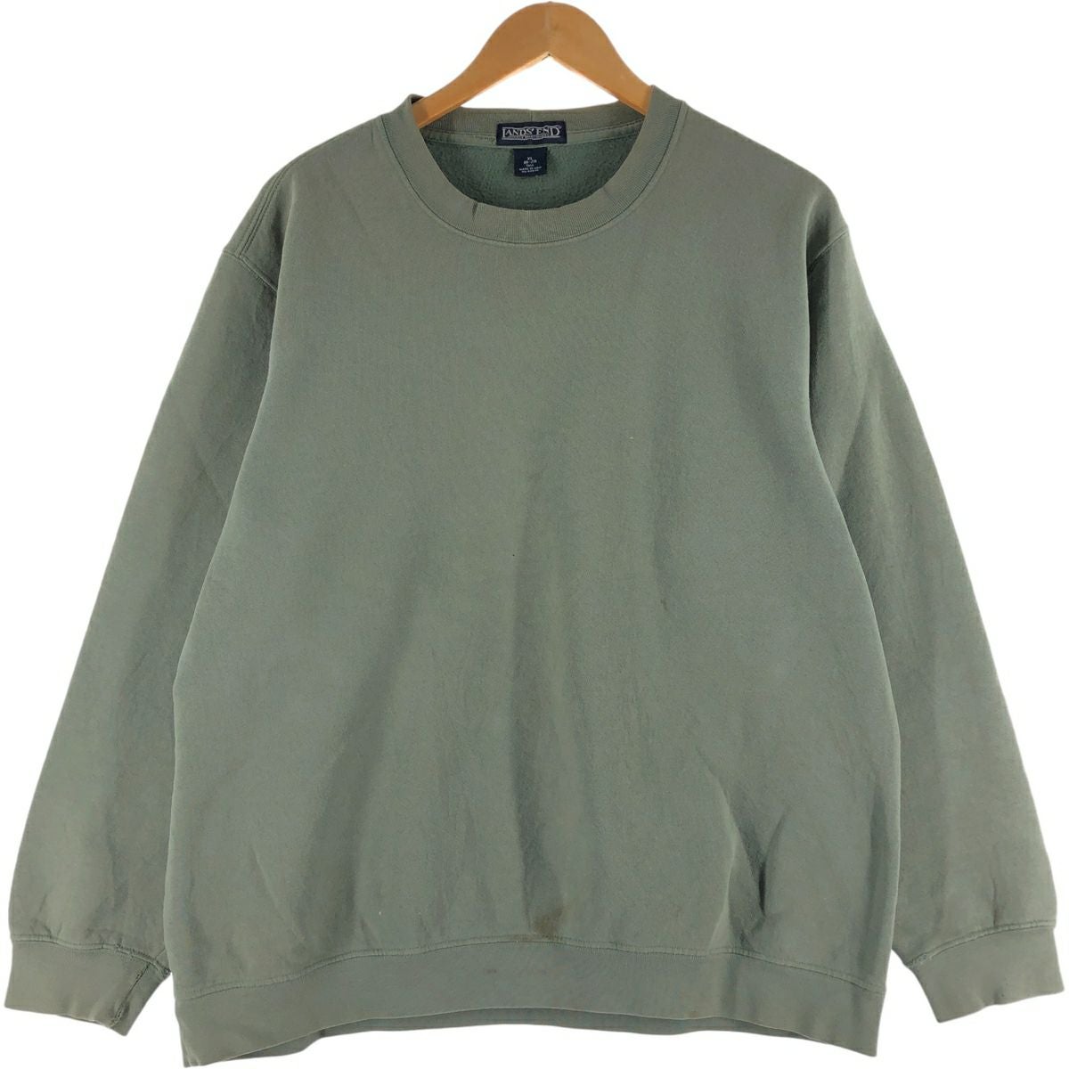 古着 00年代 ランズエンド LANDS END ロゴスウェットシャツ トレーナー