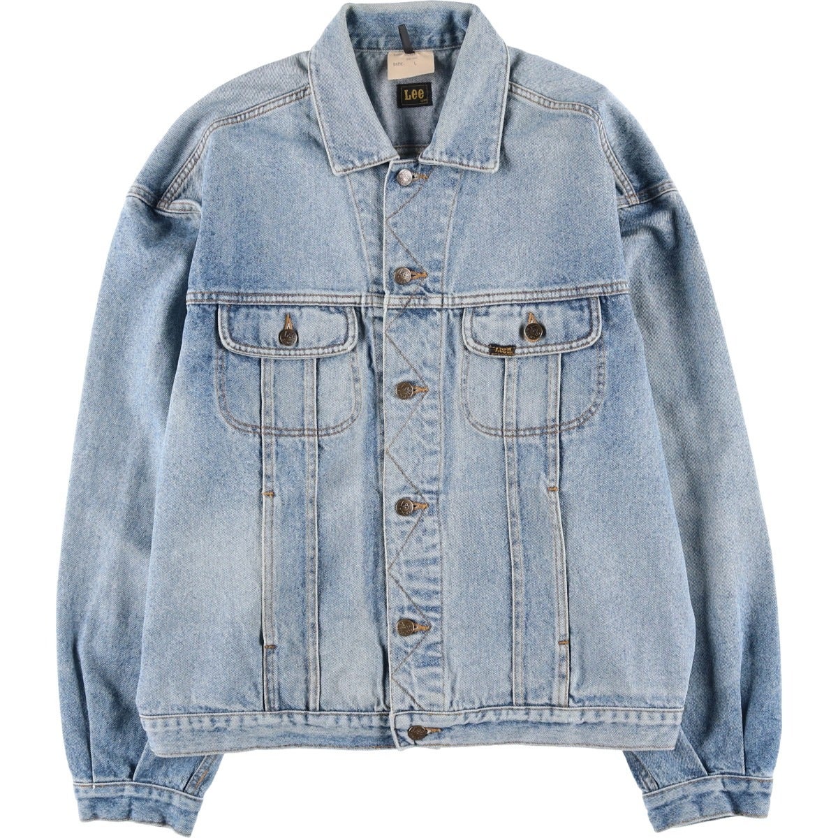古着 80年代～ リー Lee RIDERS ライダース ケミカルウォッシュ デニム