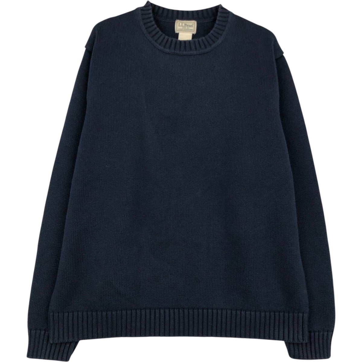 古着 70～80年代 エルエルビーン L.L.Bean バーズアイ柄 ウールニット