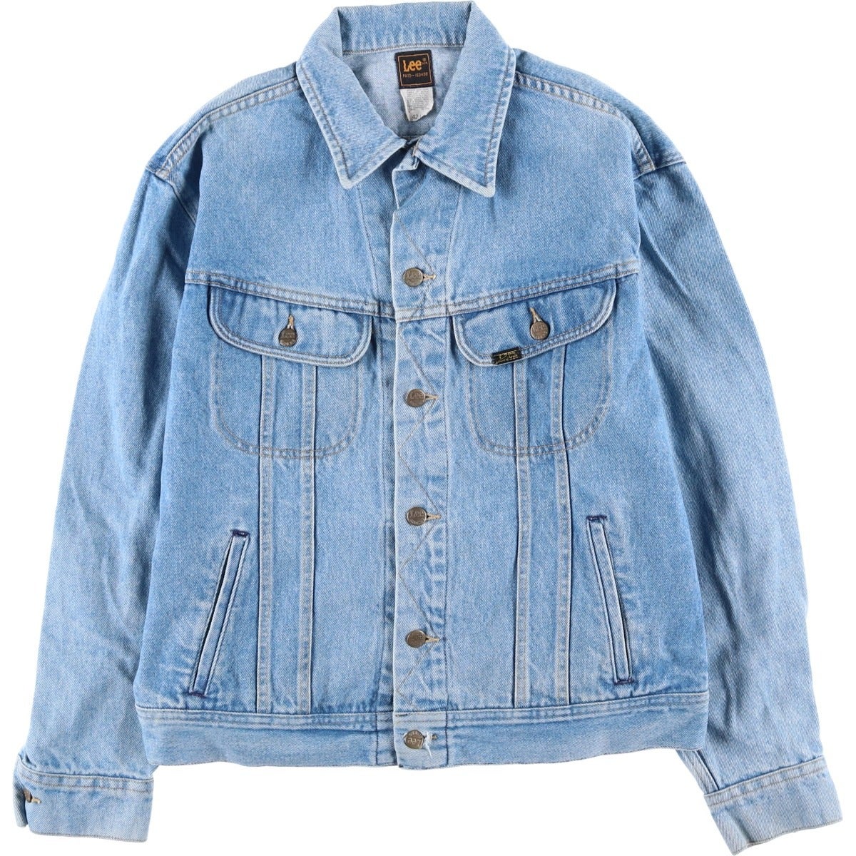 古着 90年代 リー Lee DUNGAREES デニムジャケット Gジャン メンズM