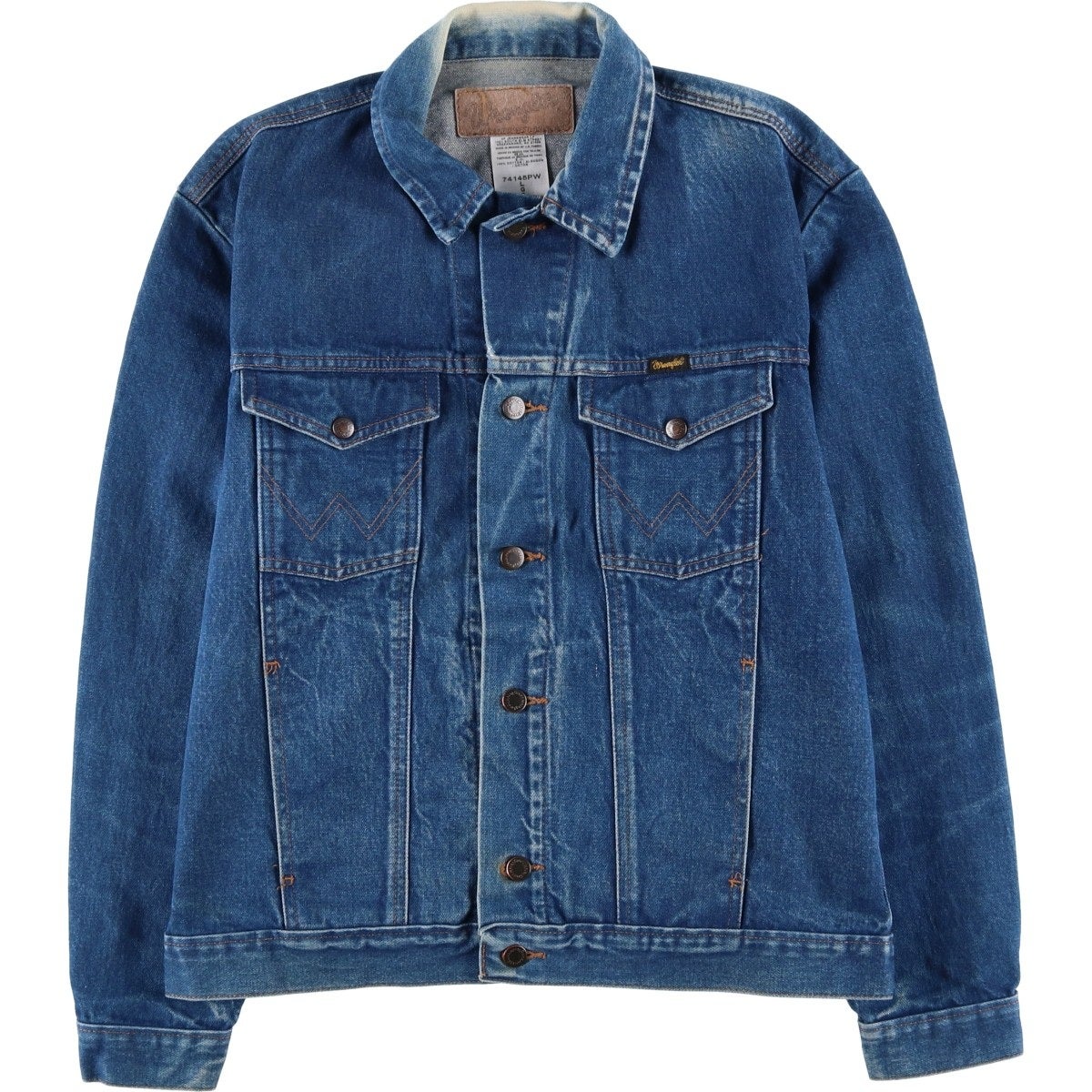 古着 ～90年代 ラングラー Wrangler WESTERN JACKET デニムボア ランチ