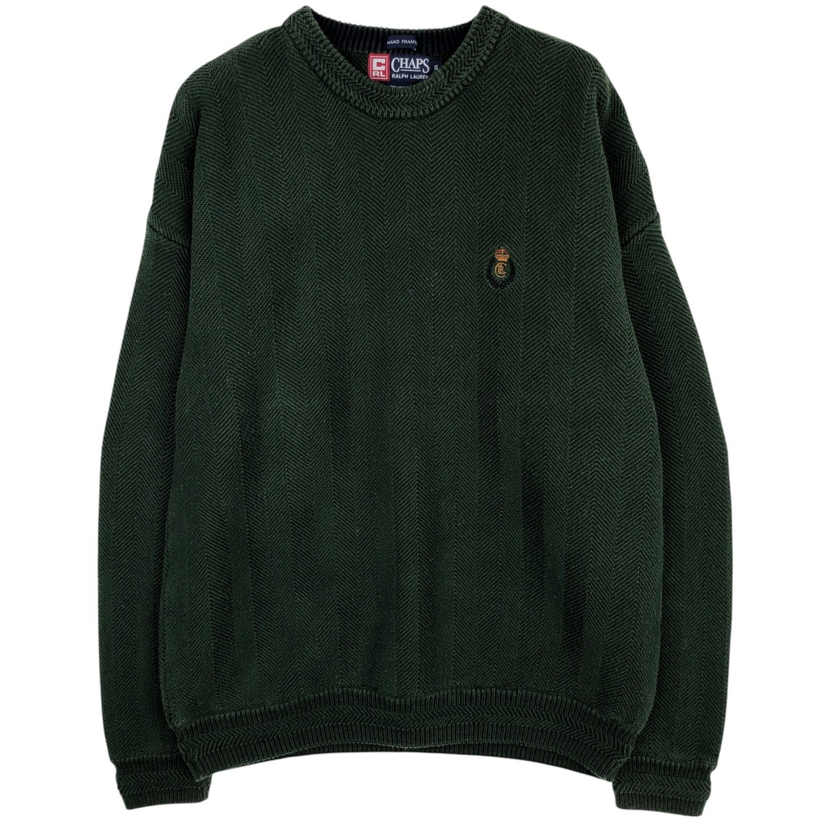古着 ラルフローレン Ralph Lauren CHAPS チャップス ケーブル編み