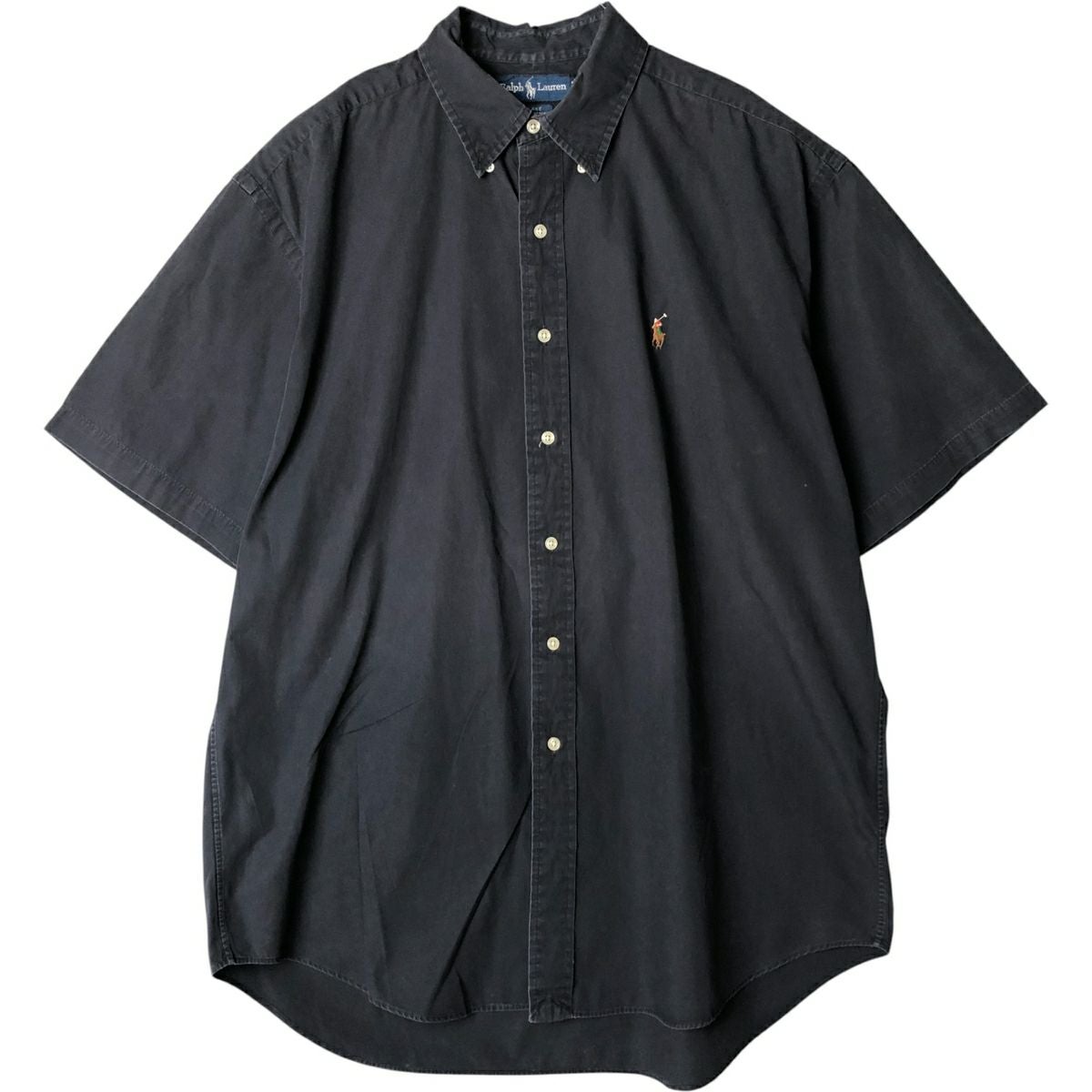 古着 ラルフローレン Ralph Lauren BLAKE 半袖 ボタンダウンシャツ
