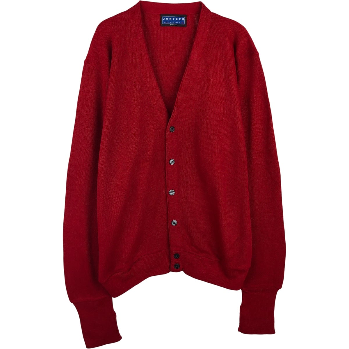 古着 ジャンセン Jantzen CLASSICS アクリルニットカーディガン USA製
